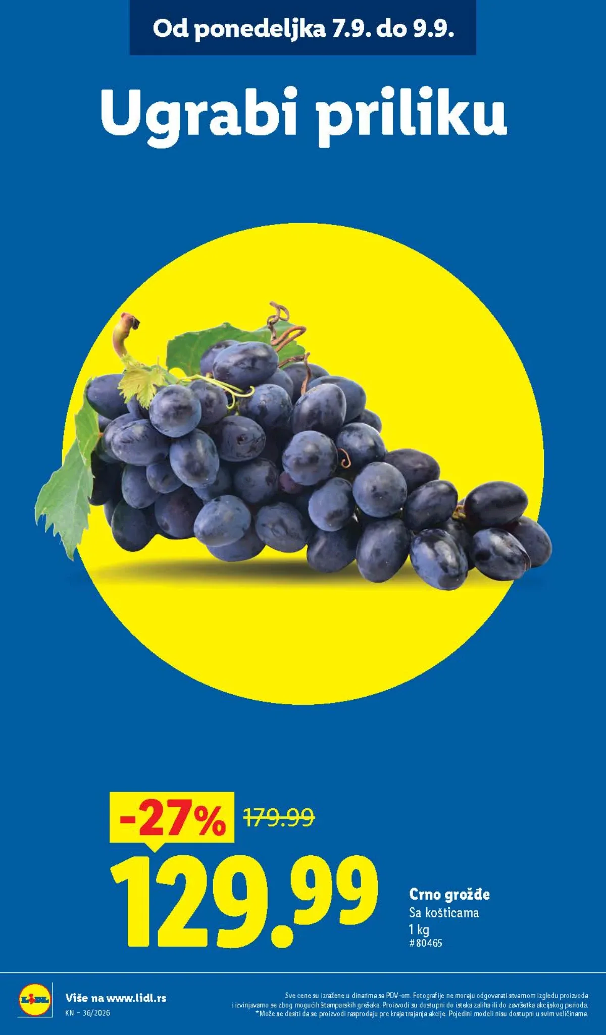 Lidl katalog akcija strana 16 – važi od 3.9. do 9.9.2026.