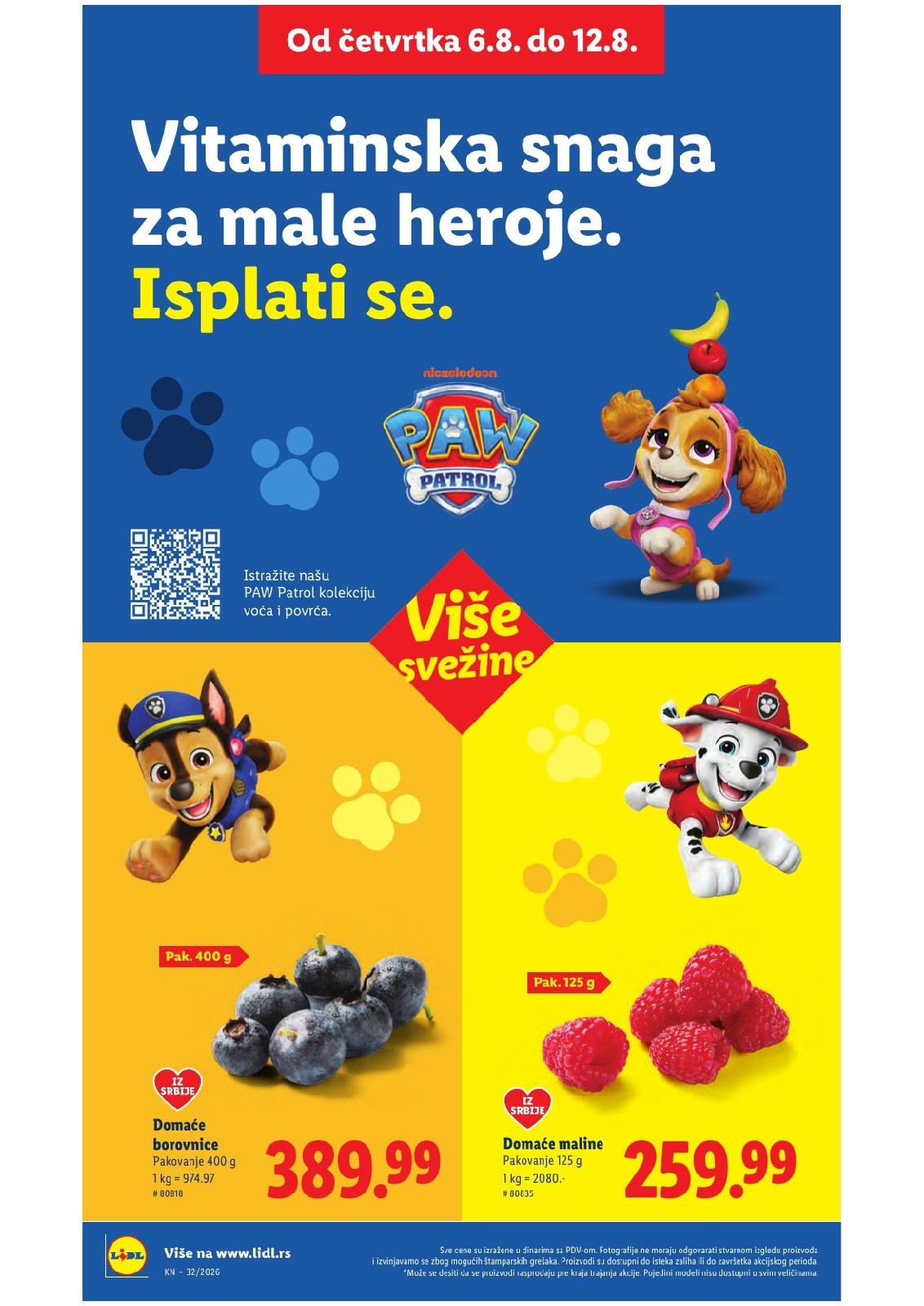 Lidl katalog akcija strana 16 – važi od 6.8. do 12.8.2026.