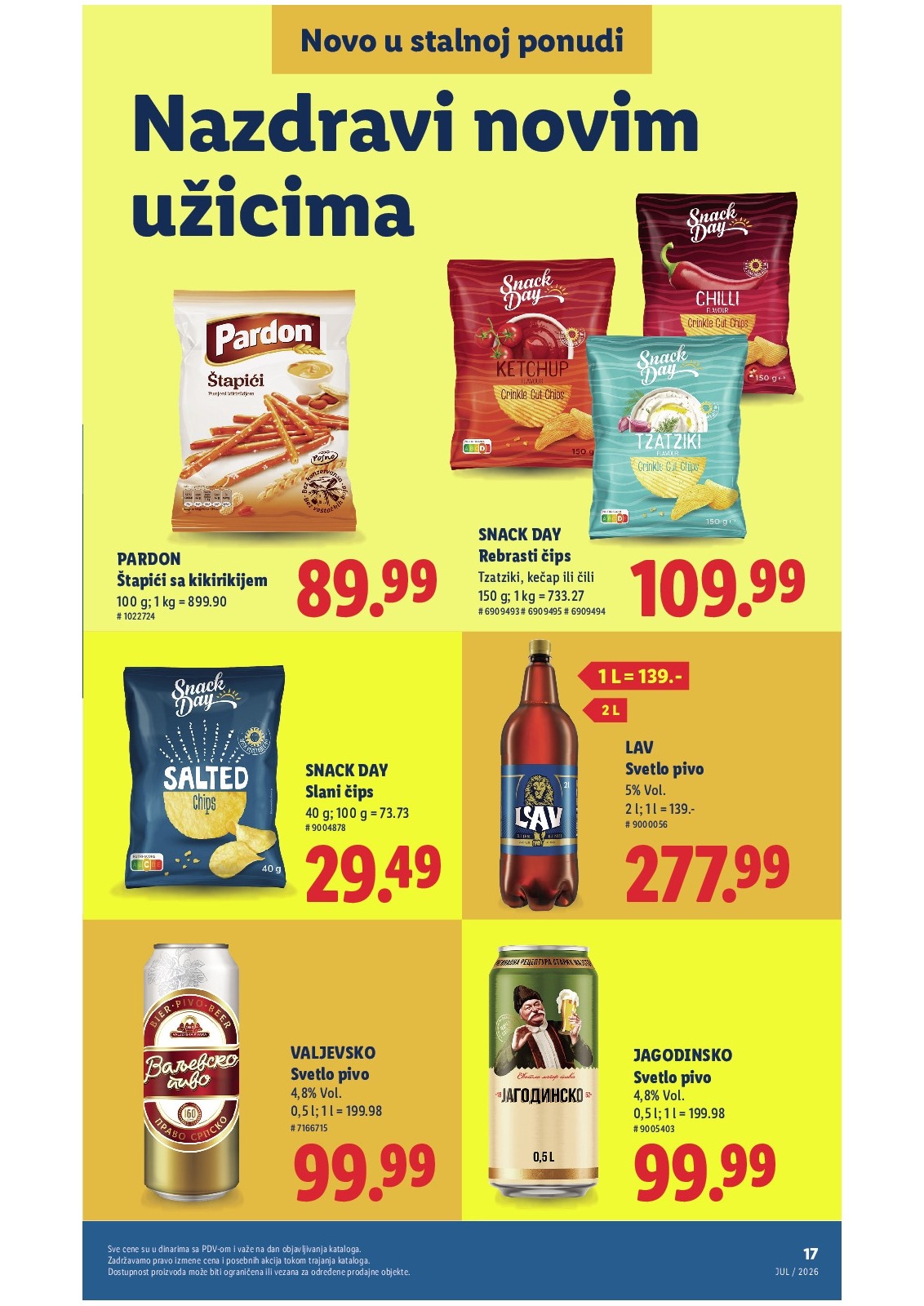 Lidl katalog akcija strana 17 – važi od 5.8. do 11.8.2026.