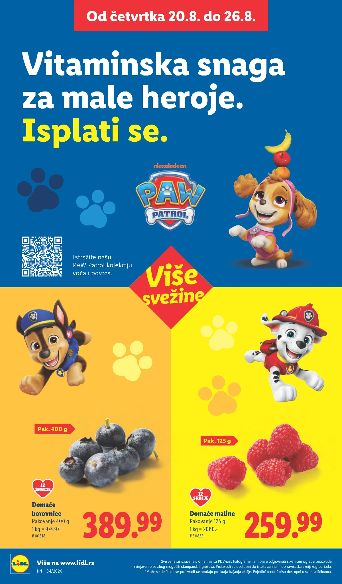Lidl katalog akcija strana 18 – važi od 20.8. do 26.8.2026.