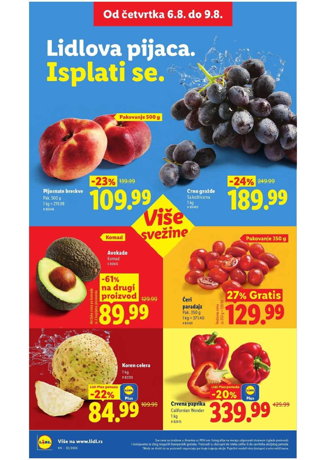 Lidl katalog akcija strana 18 – važi od 6.8. do 12.8.2026.