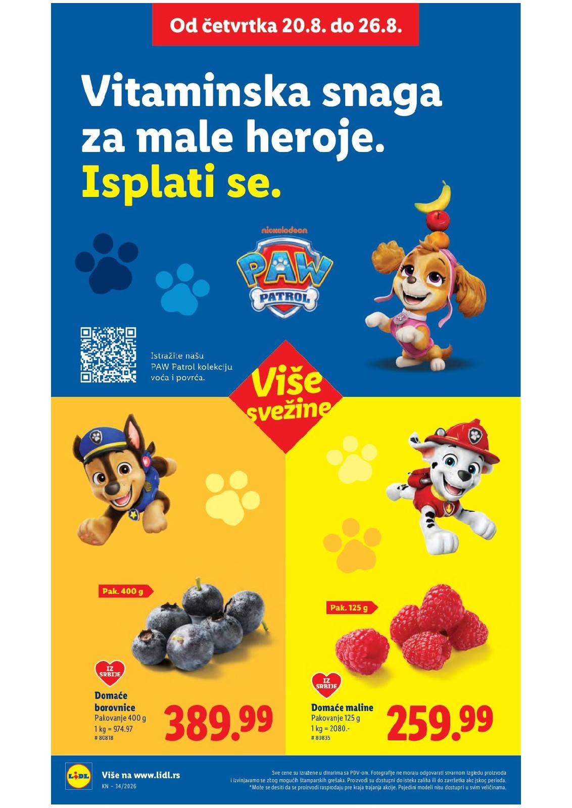 Lidl katalog akcija strana 18 – važi od 20.8. do 26.8.2026.