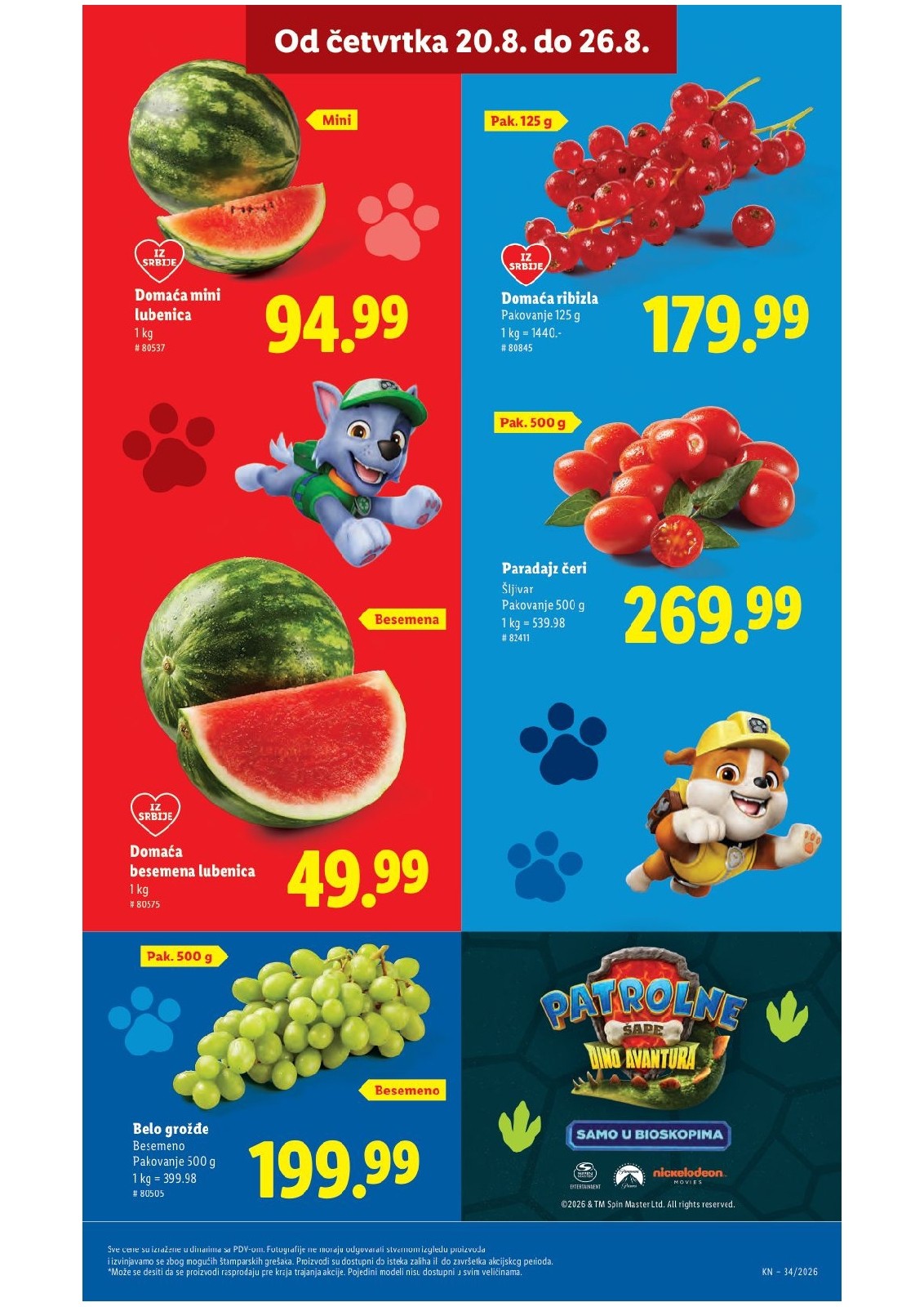 Lidl katalog akcija strana 19 – važi od 20.8. do 26.8.2026.