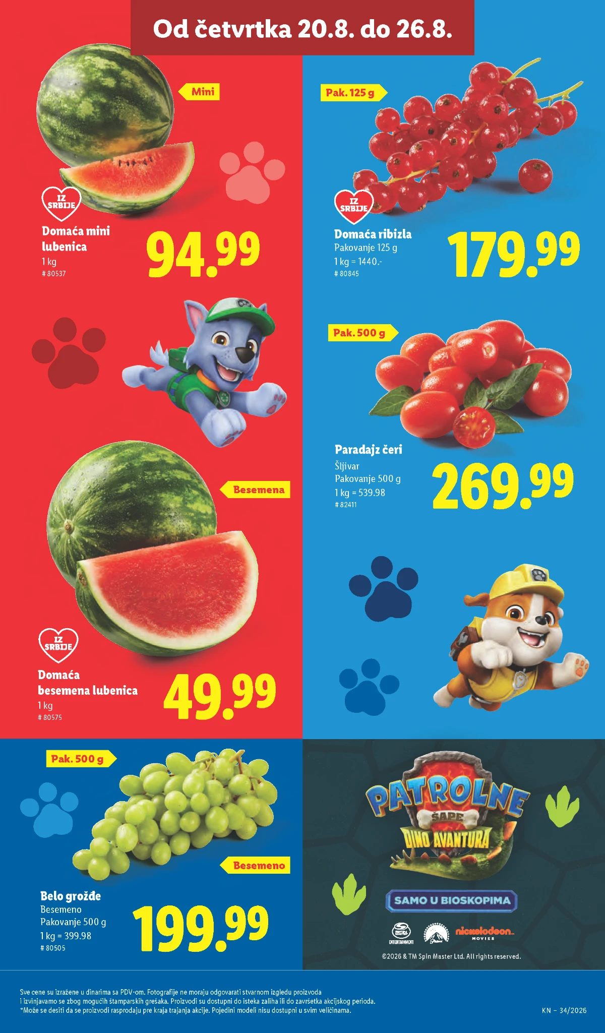 Lidl katalog akcija strana 19 – važi od 20.8. do 26.8.2026.