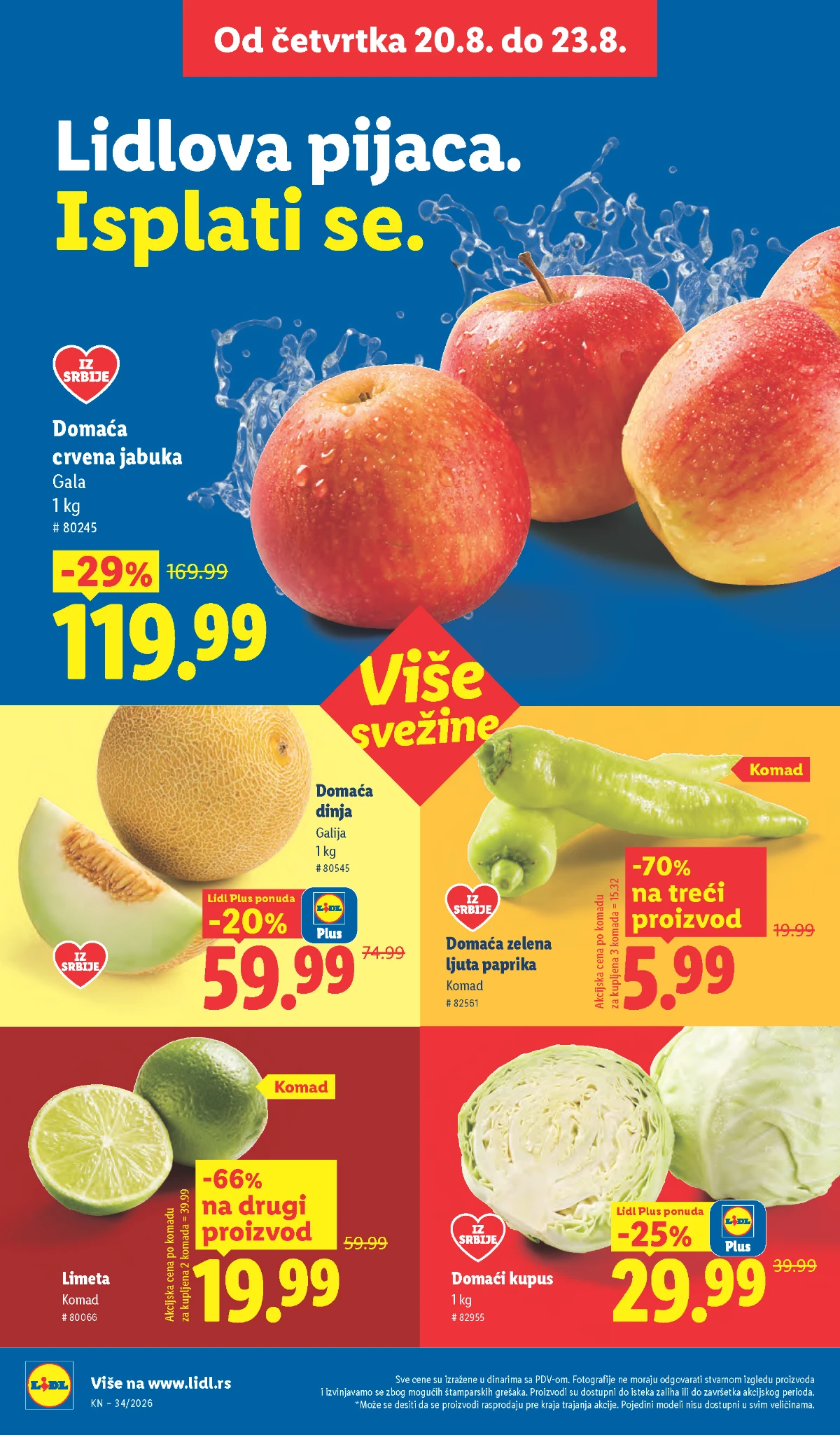 Lidl katalog akcija strana 20 – važi od 20.8. do 26.8.2026.