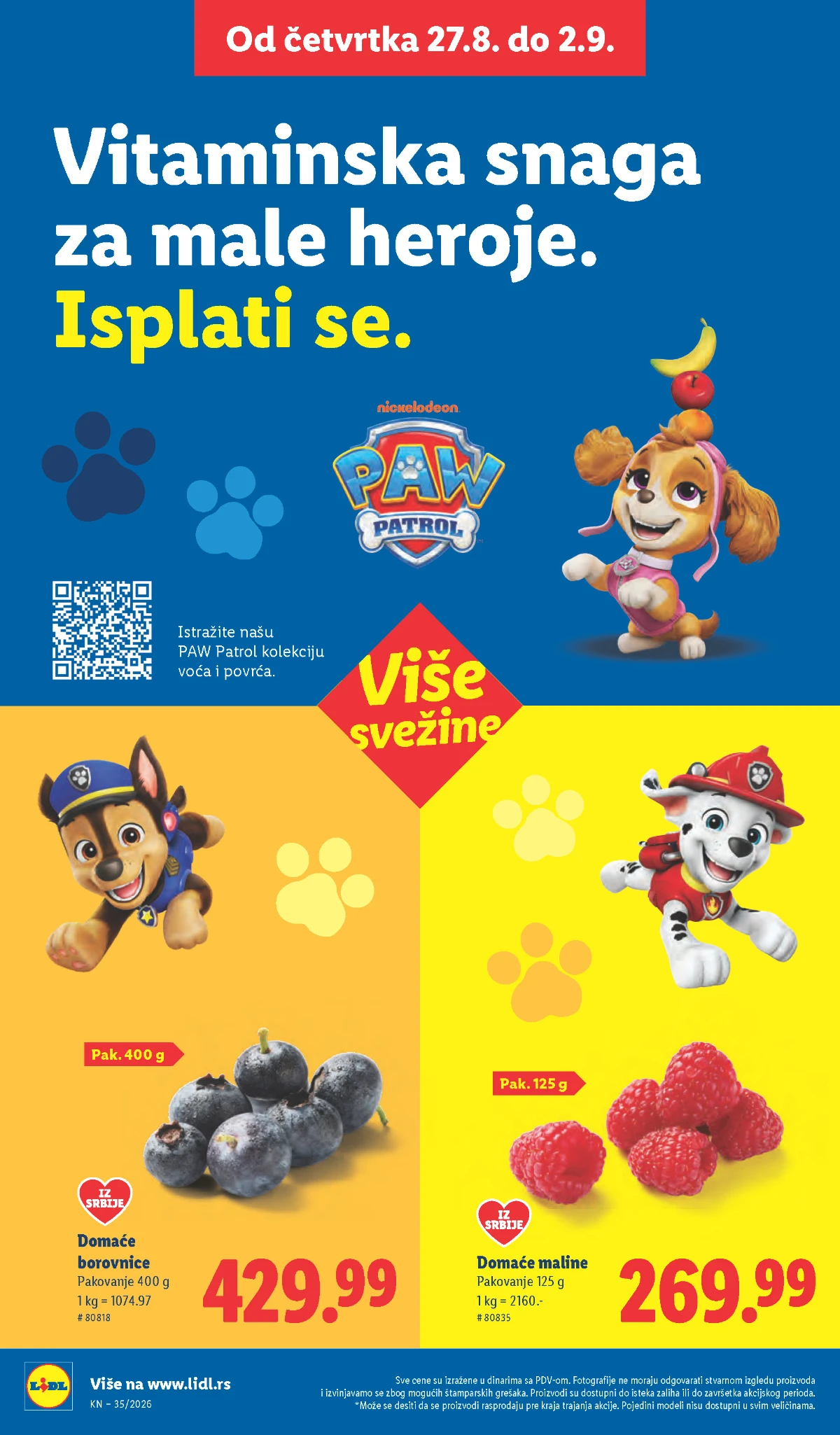 Lidl katalog akcija strana 20 – važi od 31.8. do 2.9.2026.