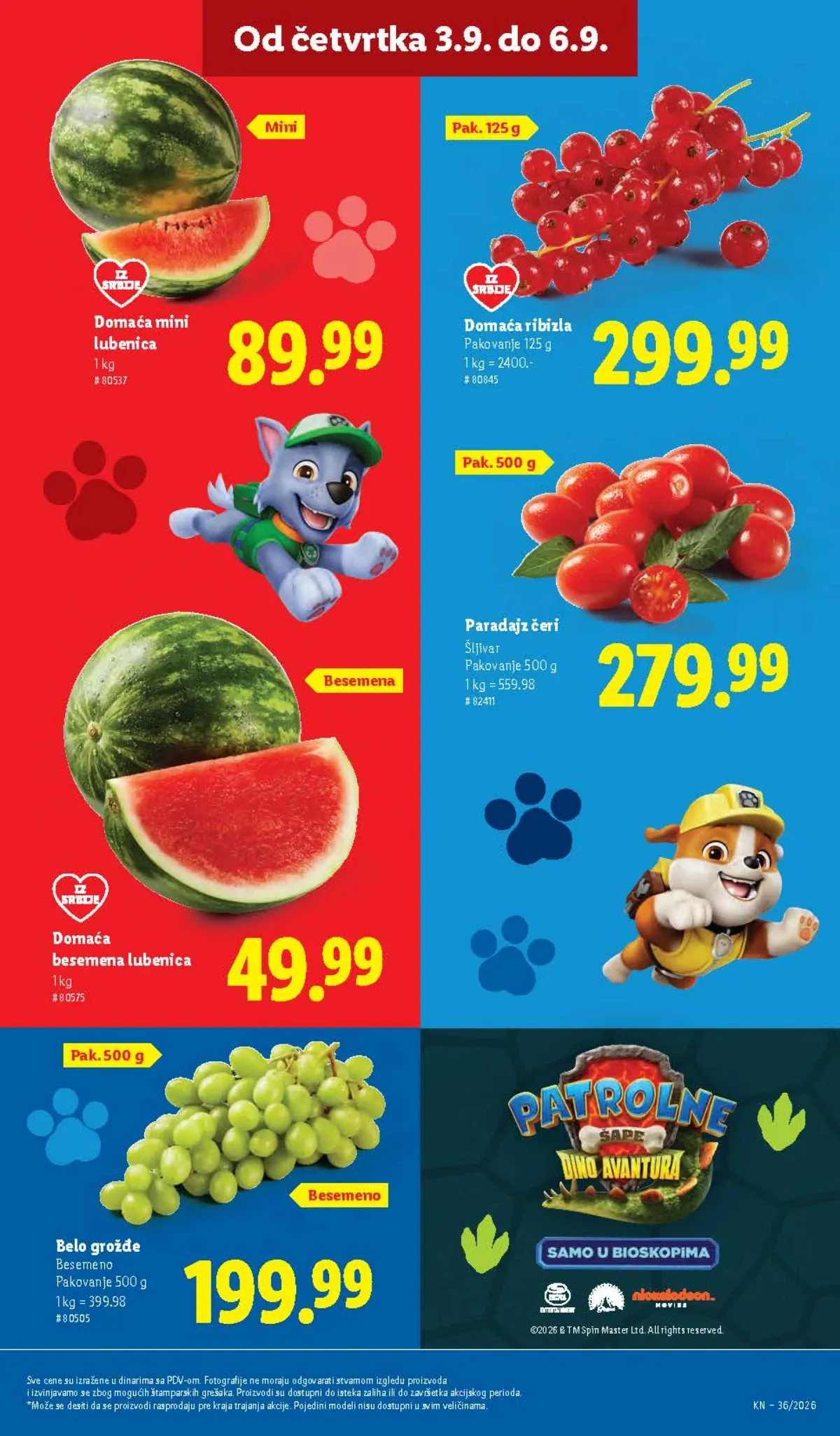 Lidl katalog akcija strana 21 – važi od 3.9. do 9.9.2026.