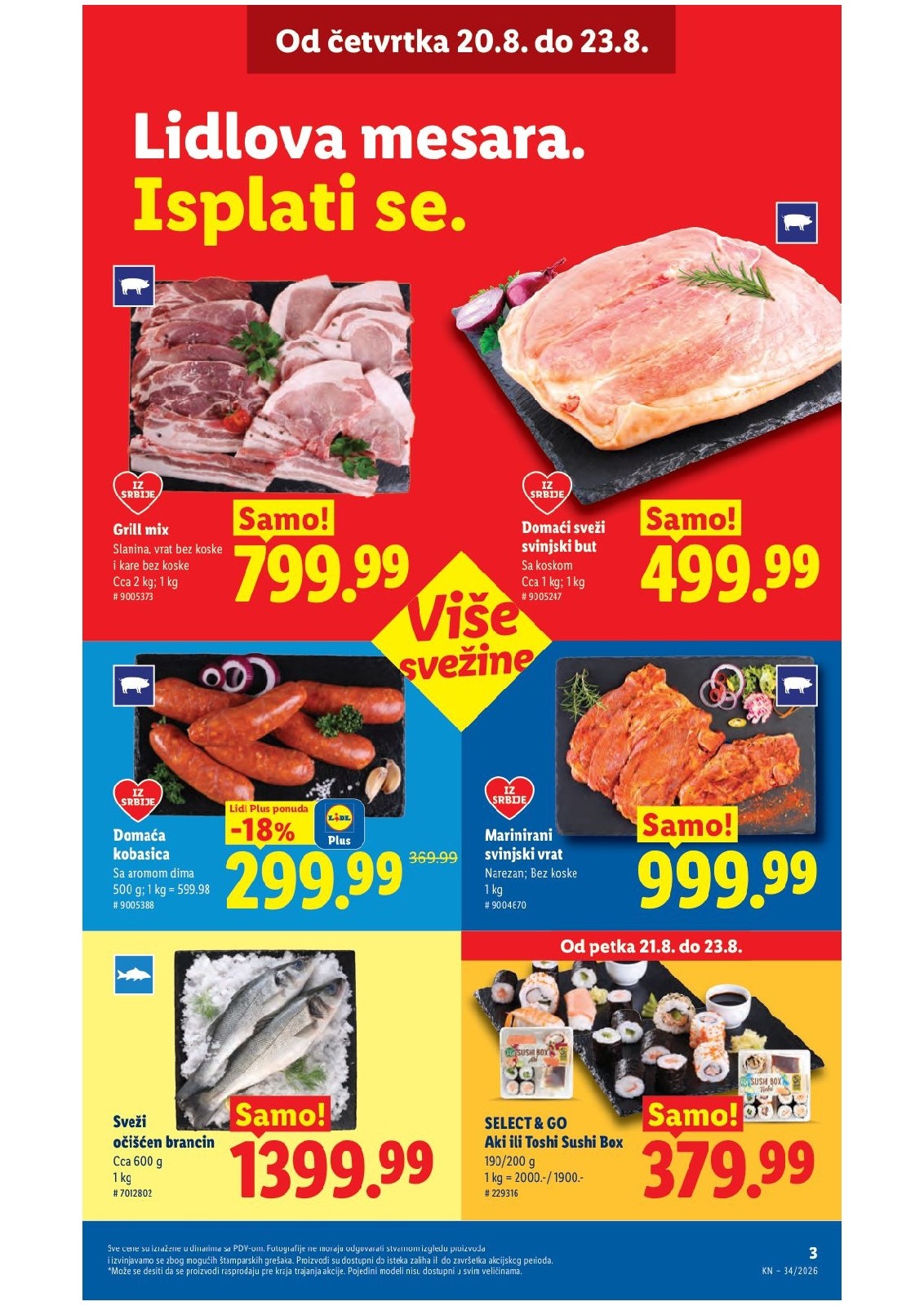 Lidl katalog akcija strana 21 – važi od 20.8. do 26.8.2026.