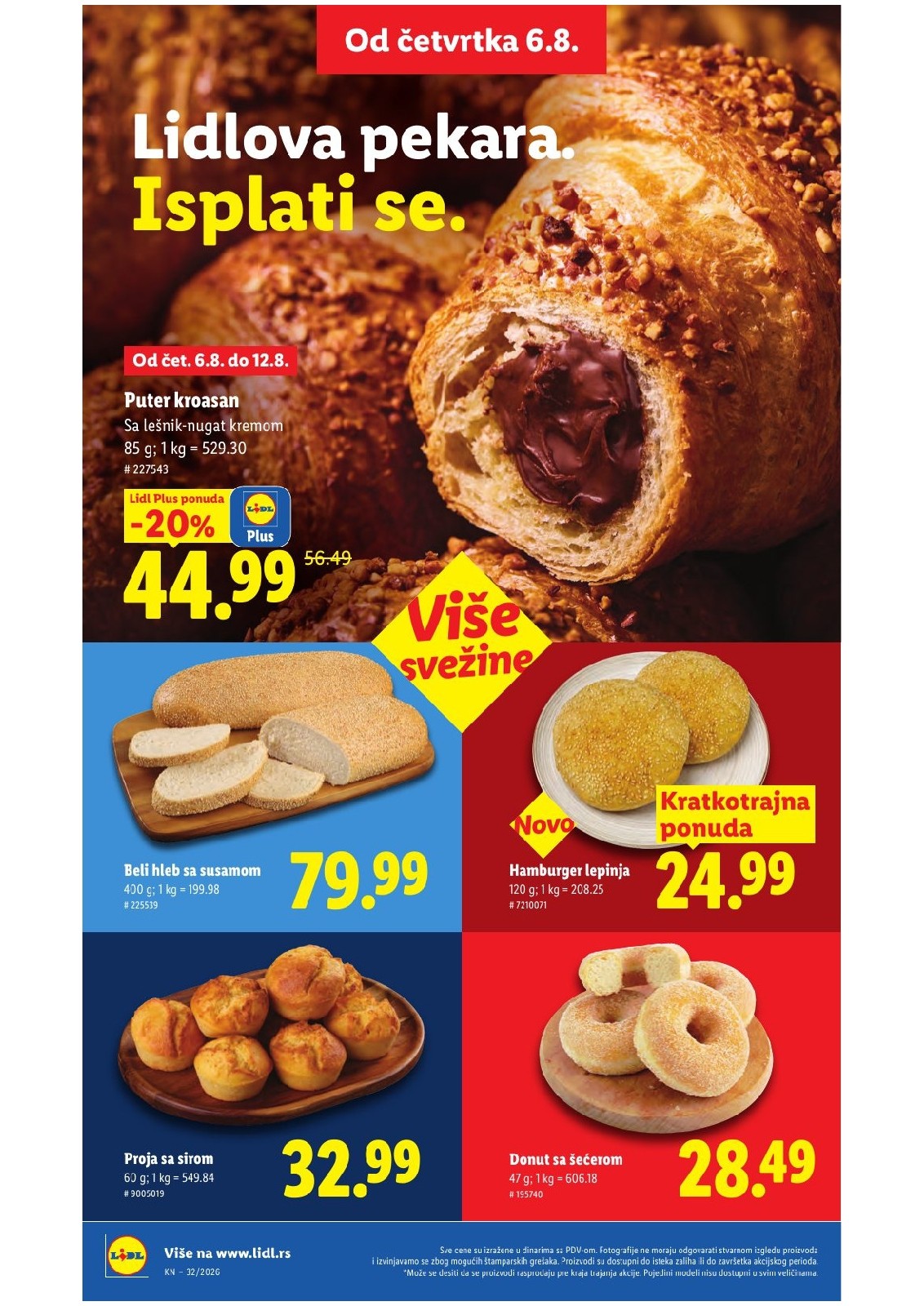 Lidl katalog akcija strana 22 – važi od 6.8. do 12.8.2026.