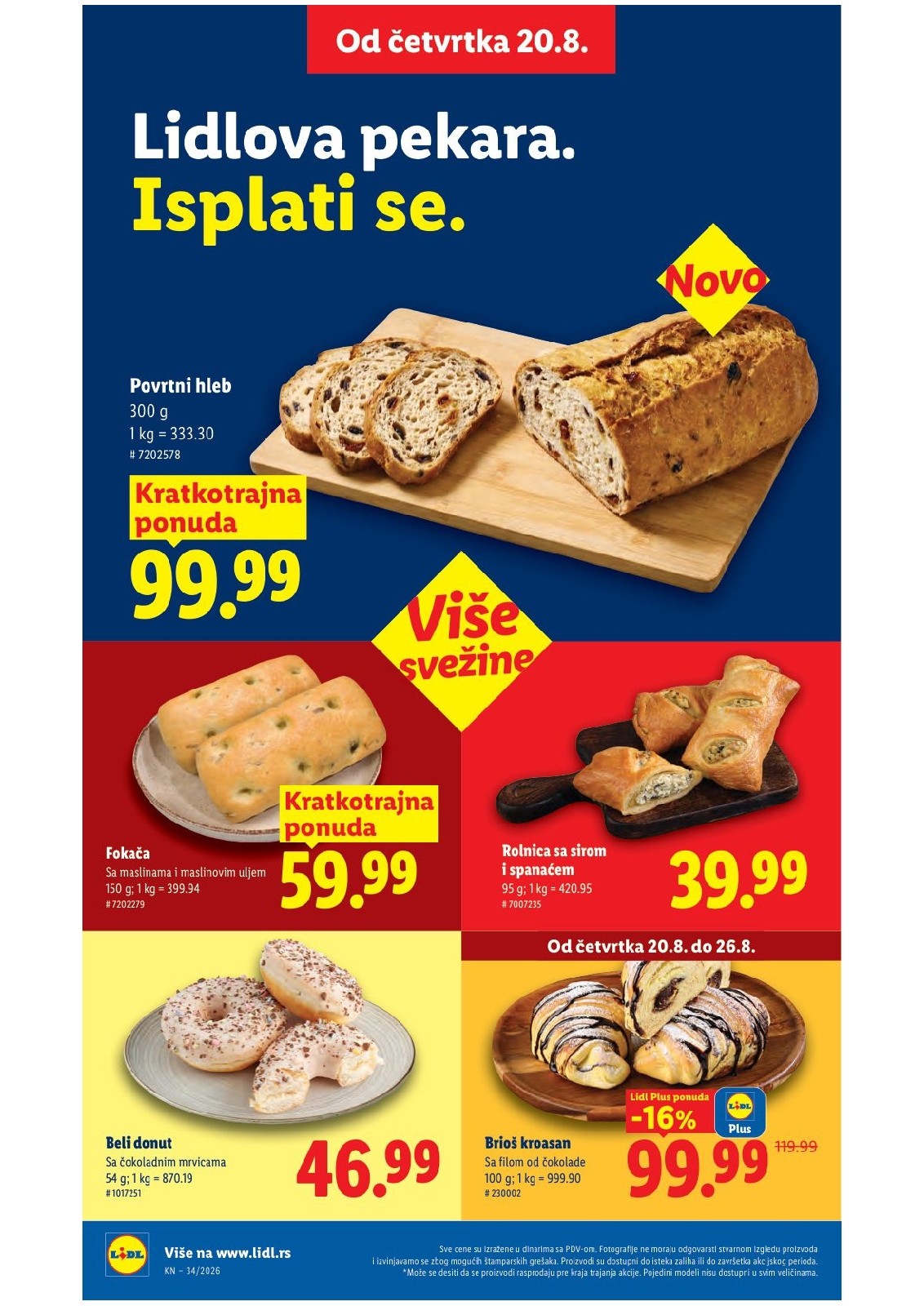 Lidl katalog akcija strana 22 – važi od 20.8. do 26.8.2026.