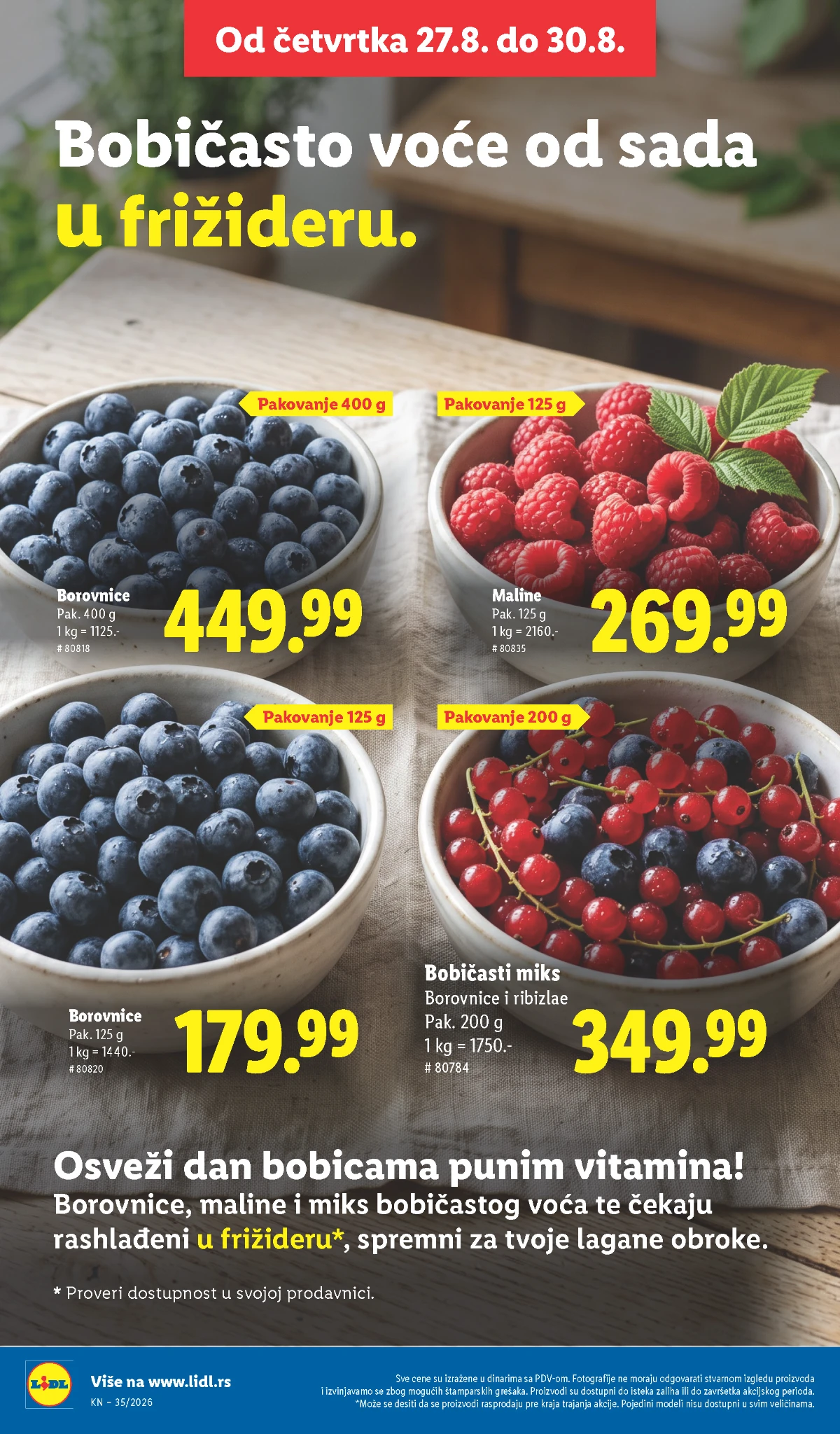 Lidl katalog akcija strana 22 – važi od 27.8. do 2.9.2026.