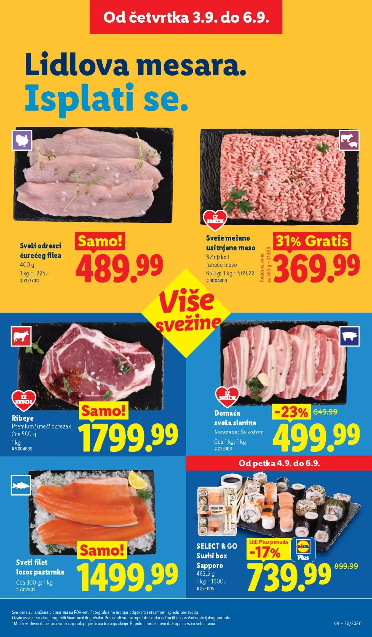Lidl katalog akcija strana 25 – važi od 3.9. do 9.9.2026.