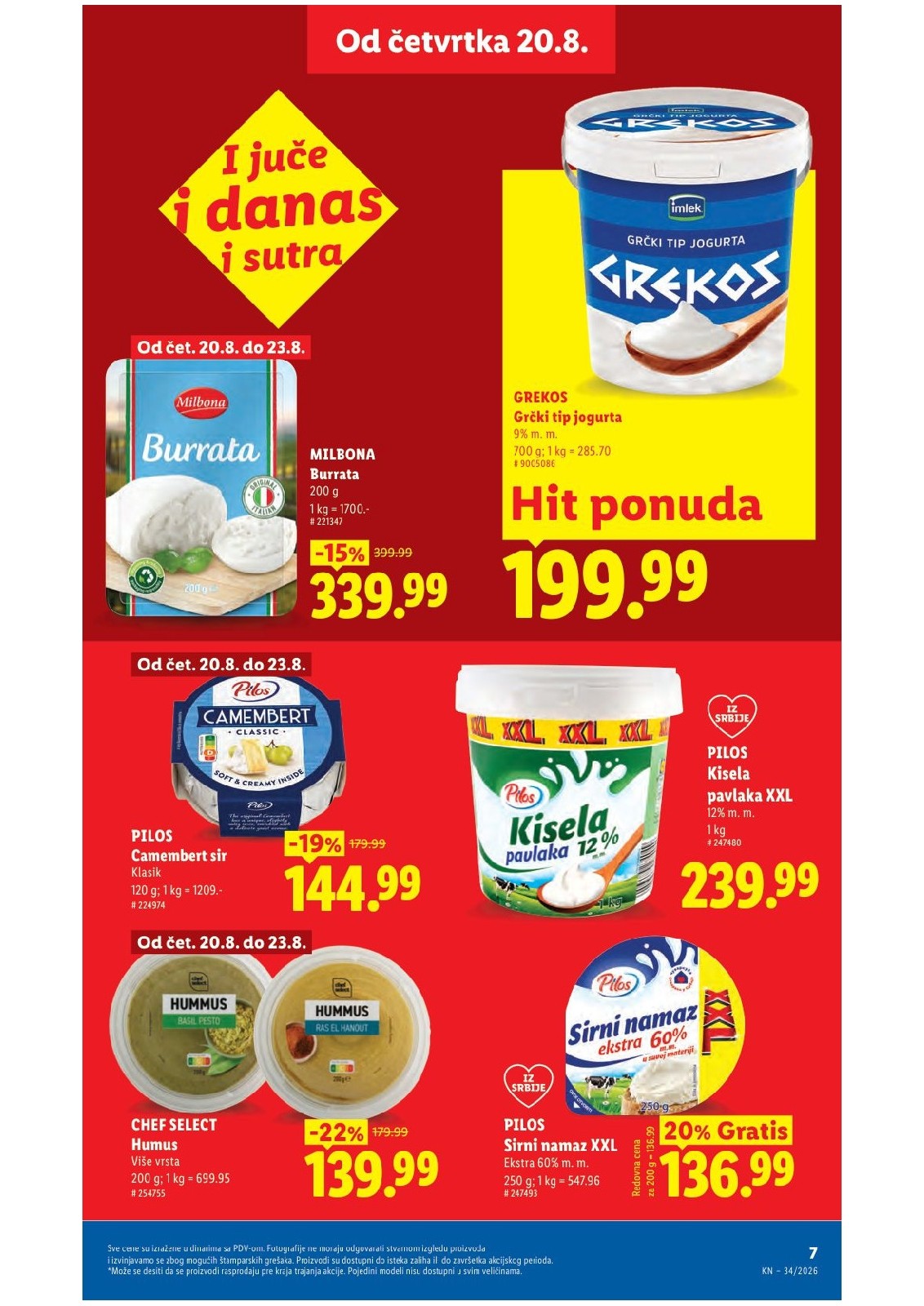 Lidl katalog akcija strana 25 – važi od 20.8. do 26.8.2026.