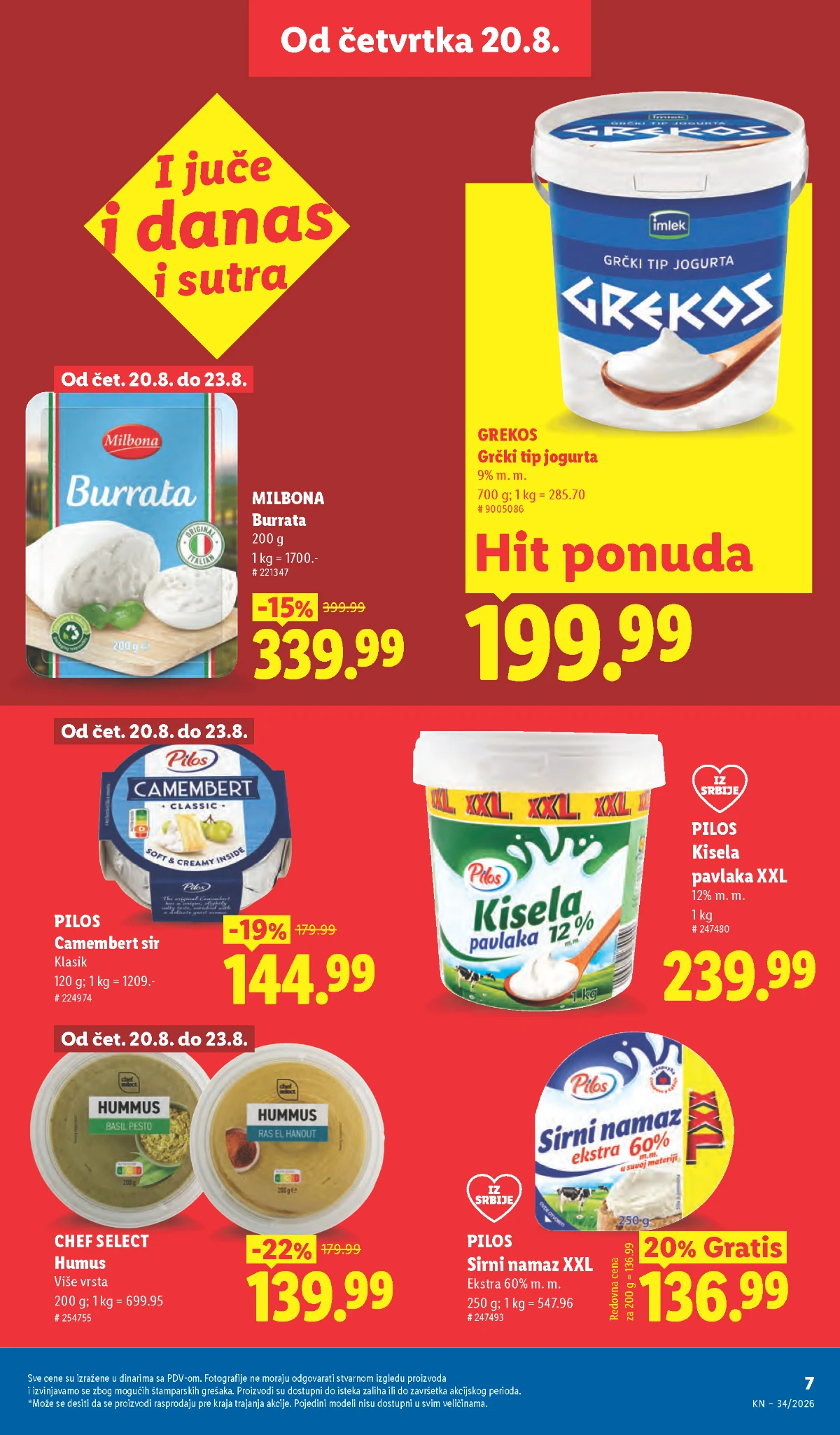 Lidl katalog akcija strana 25 – važi od 20.8. do 26.8.2026.