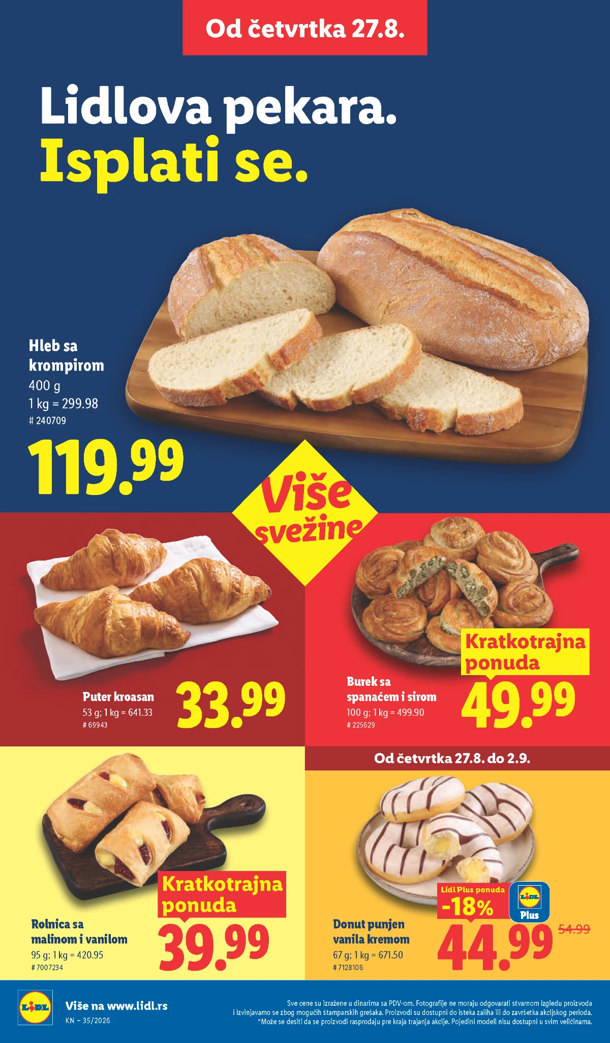 Lidl katalog akcija strana 26 – važi od 31.8. do 2.9.2026.