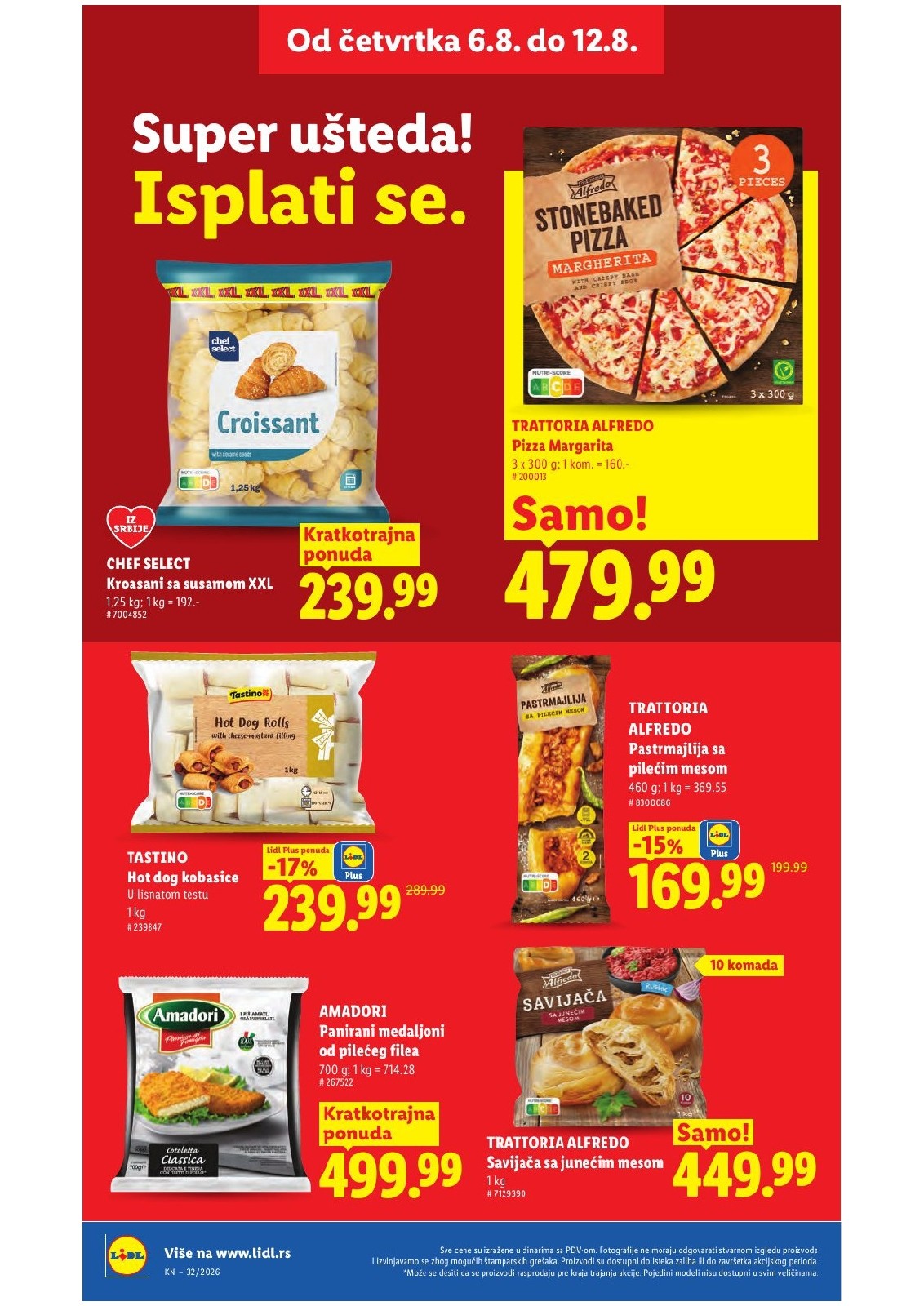 Lidl katalog akcija strana 26 – važi od 6.8. do 12.8.2026.