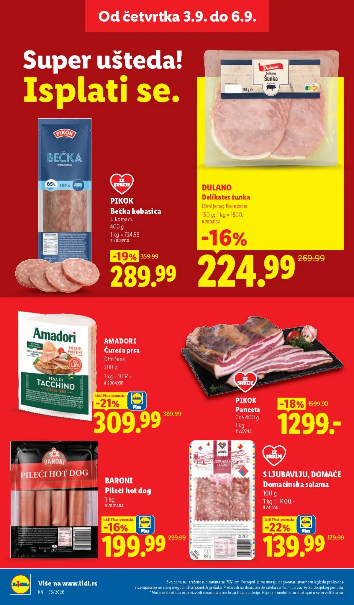 Lidl katalog akcija strana 28 – važi od 3.9. do 9.9.2026.