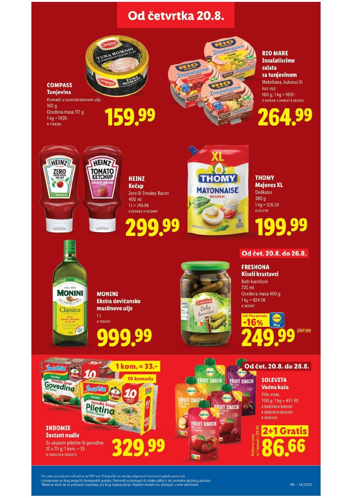 Lidl katalog akcija strana 29 – važi od 20.8. do 26.8.2026.