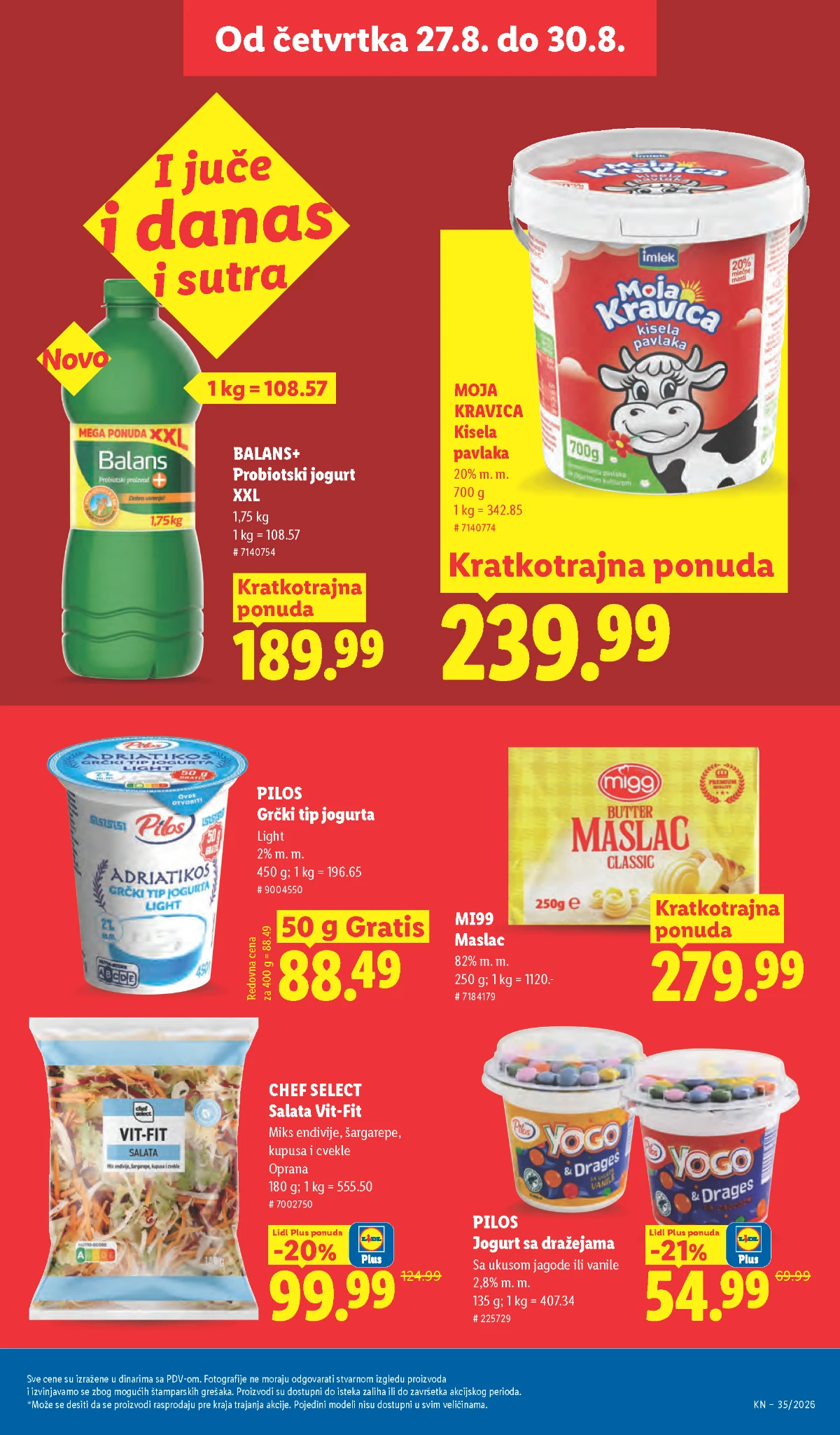 Lidl katalog akcija strana 29 – važi od 27.8. do 2.9.2026.