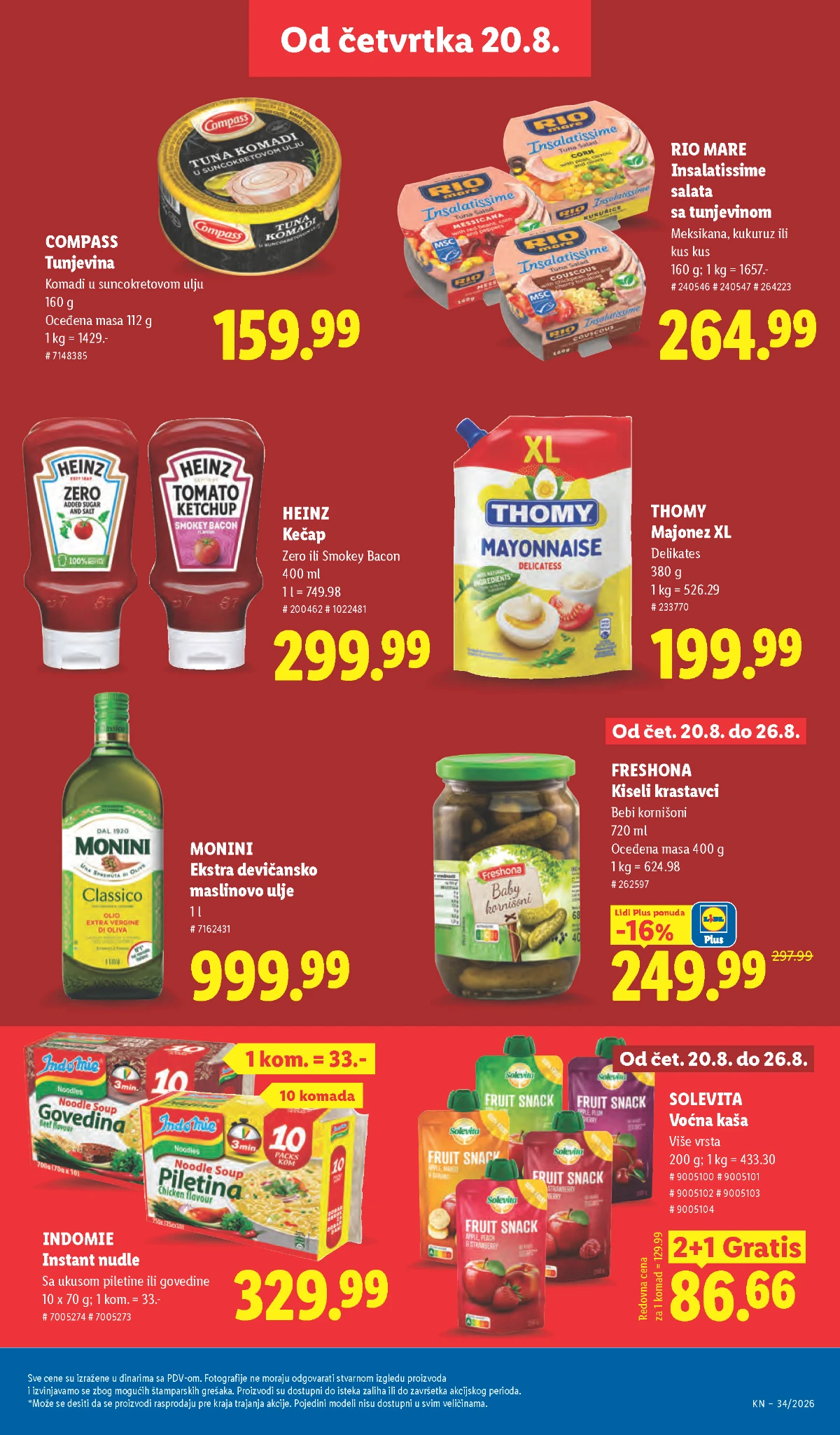 Lidl katalog akcija strana 29 – važi od 20.8. do 26.8.2026.