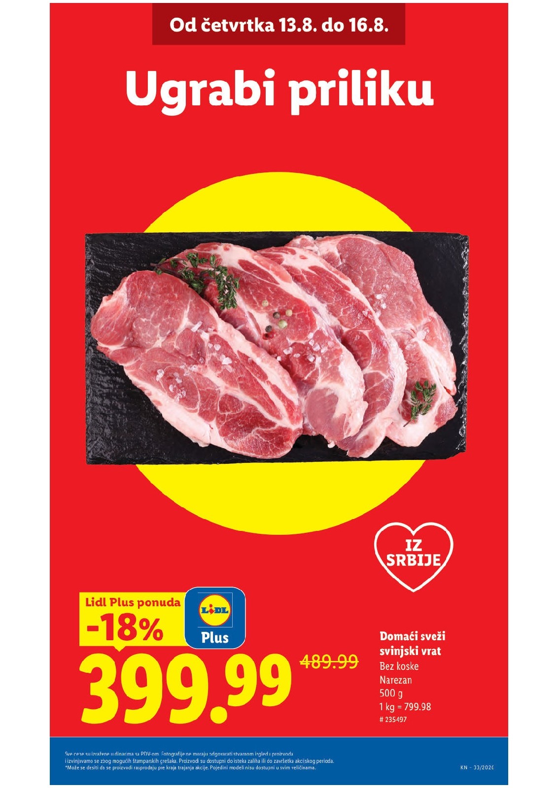 Lidl katalog akcija strana 3 – važi od 13.8. do 16.8.2026.