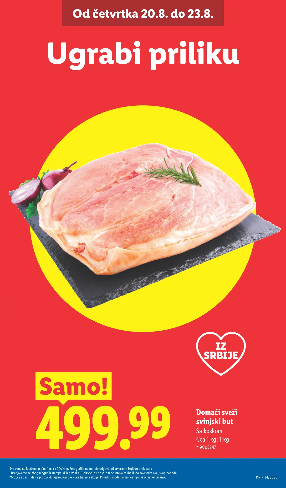 Lidl katalog akcija strana 3 – važi od 20.8. do 26.8.2026.