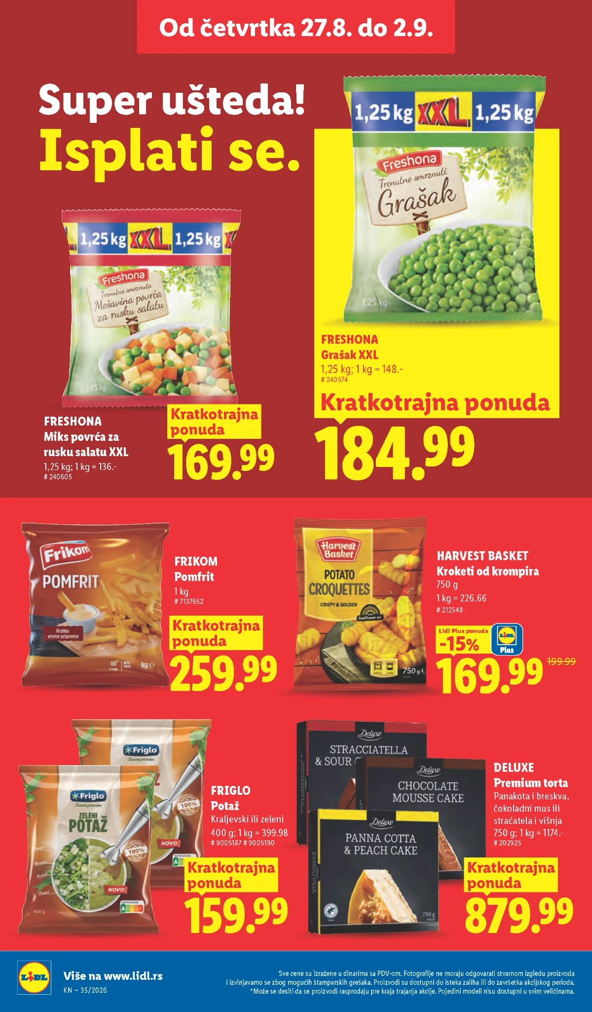 Lidl katalog akcija strana 30 – važi od 31.8. do 2.9.2026.