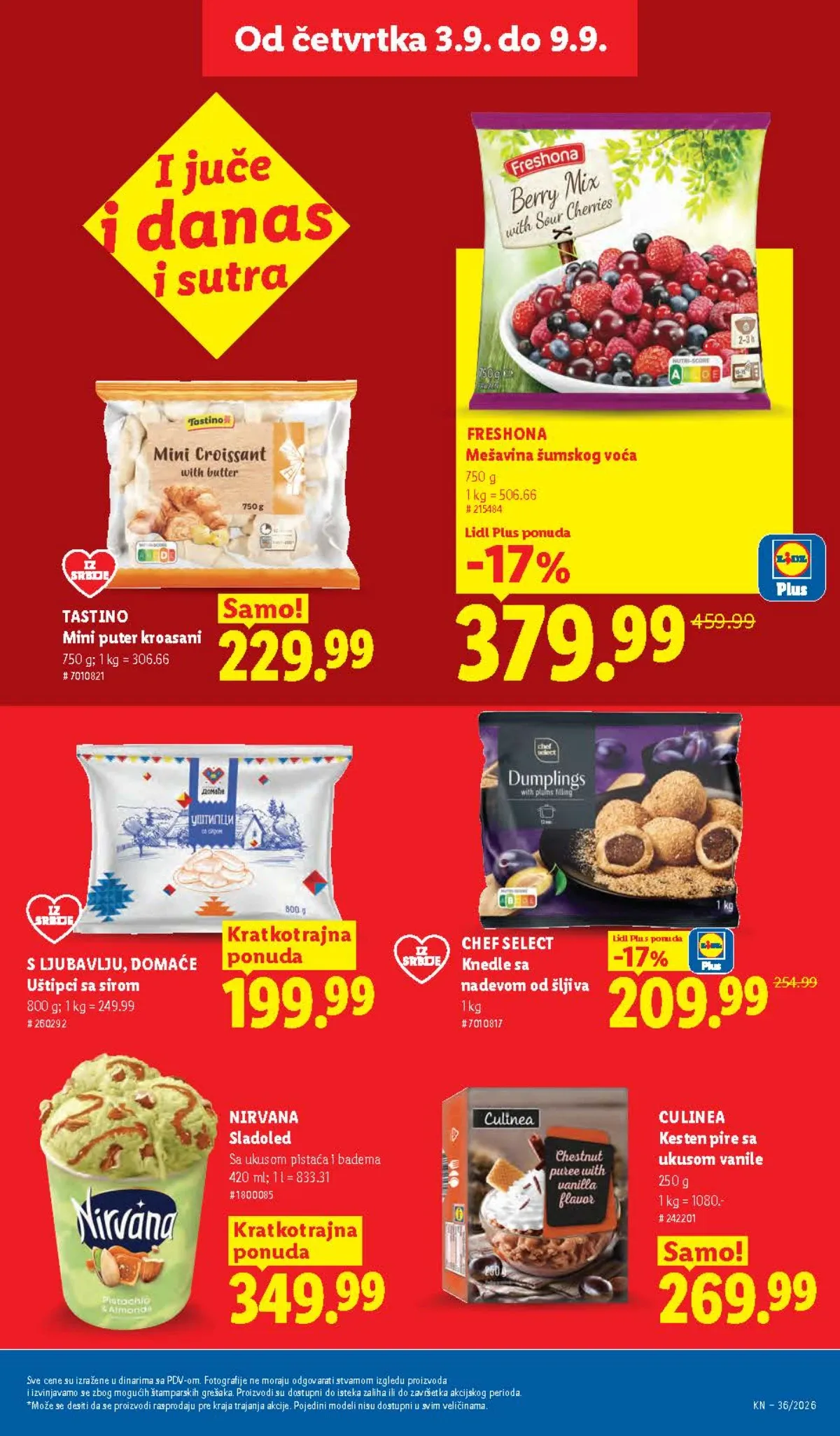 Lidl katalog akcija strana 31 – važi od 3.9. do 9.9.2026.