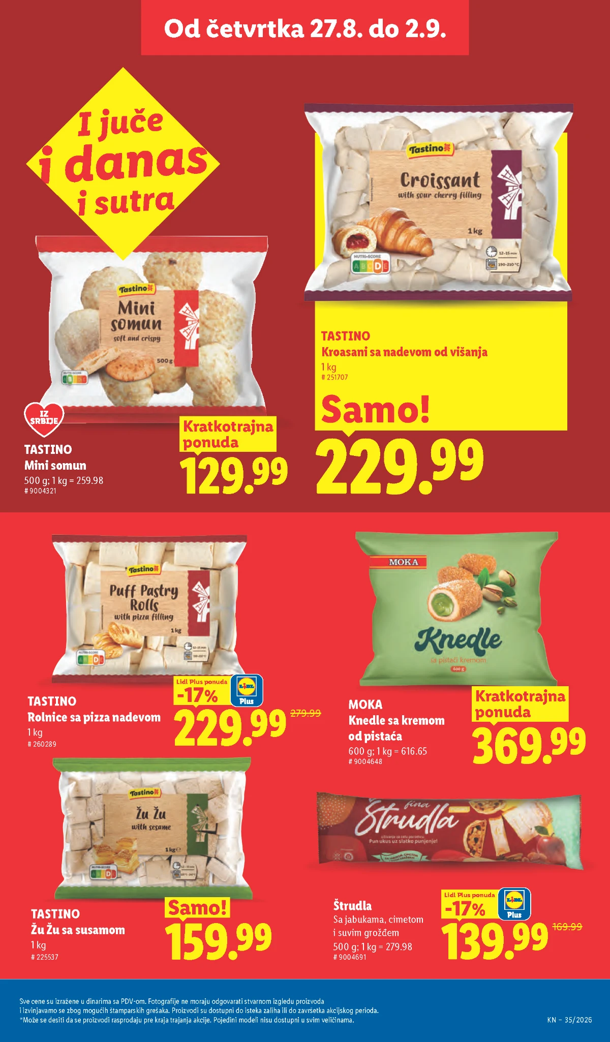 Lidl katalog akcija strana 31 – važi od 27.8. do 2.9.2026.