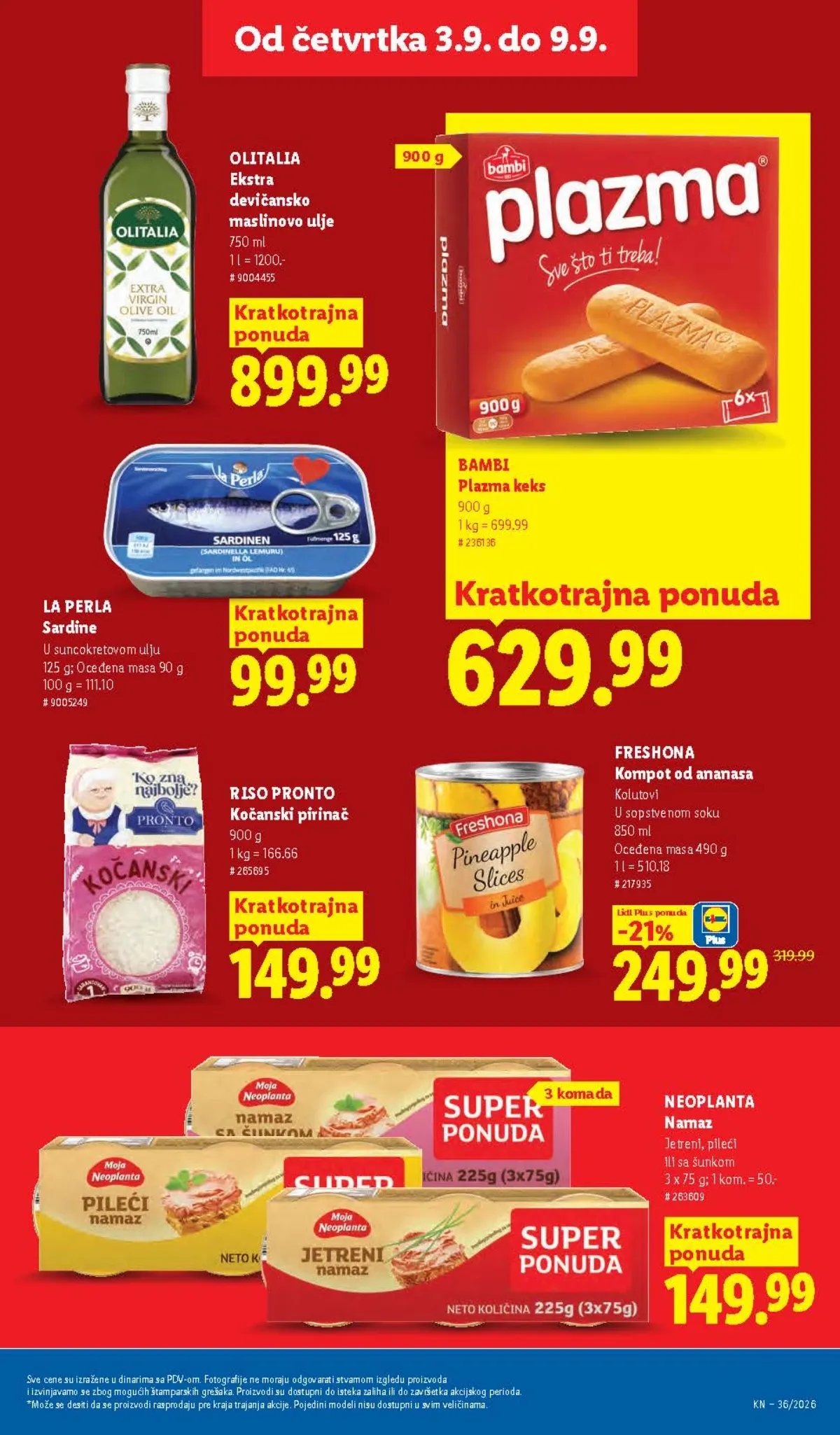 Lidl katalog akcija strana 33 – važi od 3.9. do 9.9.2026.