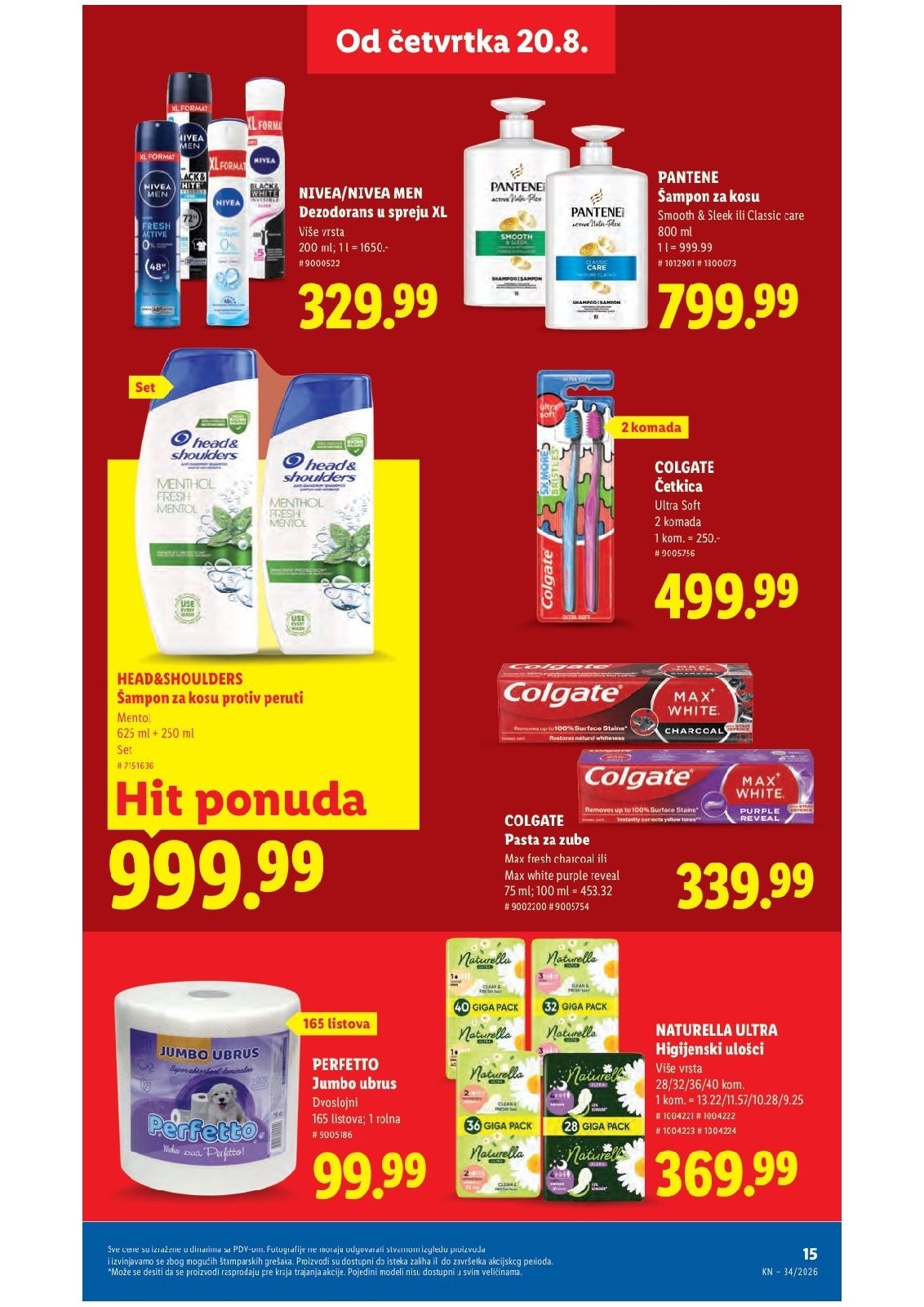 Lidl katalog akcija strana 33 – važi od 20.8. do 26.8.2026.