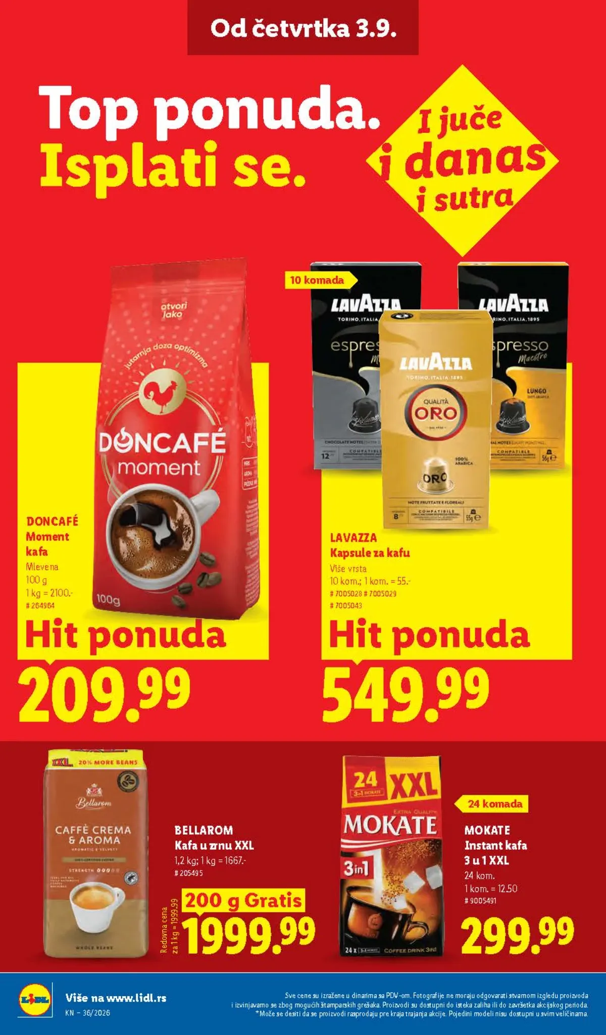 Lidl katalog akcija strana 34 – važi od 3.9. do 9.9.2026.