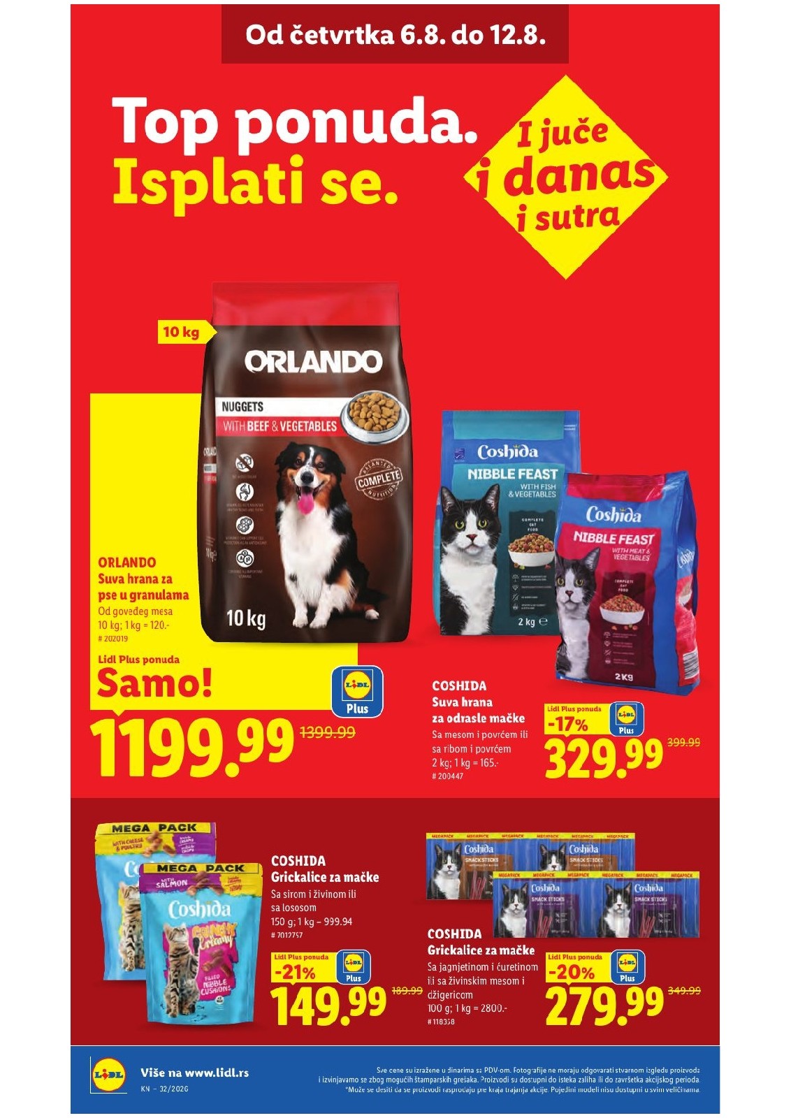 Lidl katalog akcija strana 34 – važi od 6.8. do 12.8.2026.