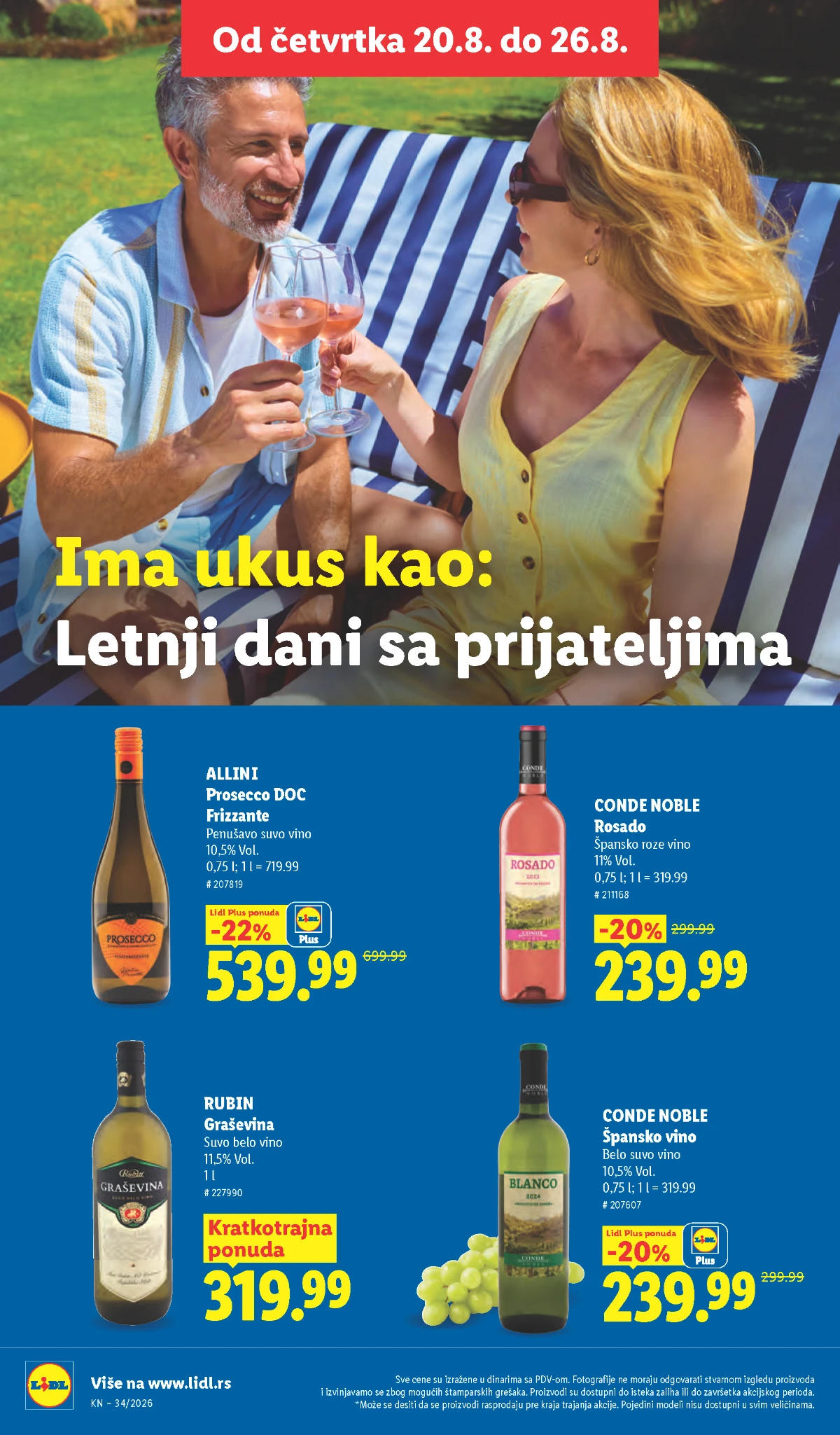 Lidl katalog akcija strana 34 – važi od 20.8. do 26.8.2026.