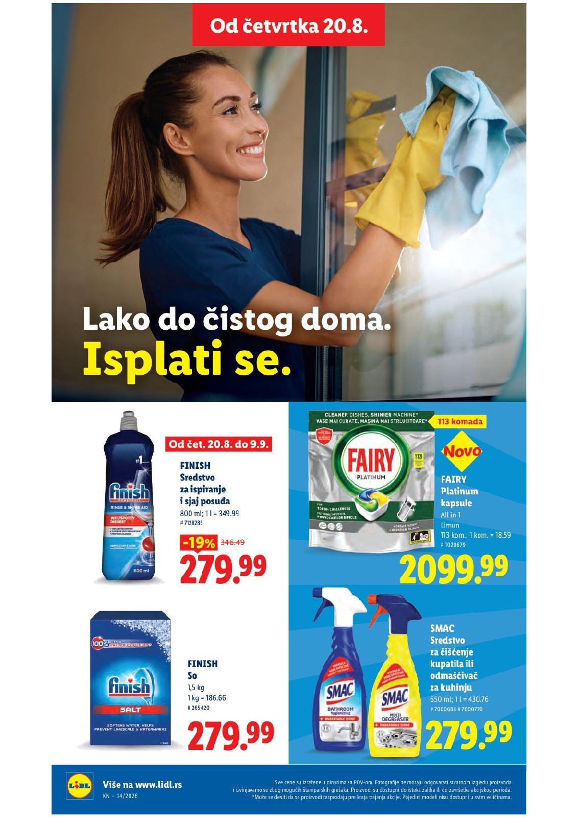 Lidl katalog akcija strana 36 – važi od 20.8. do 26.8.2026.