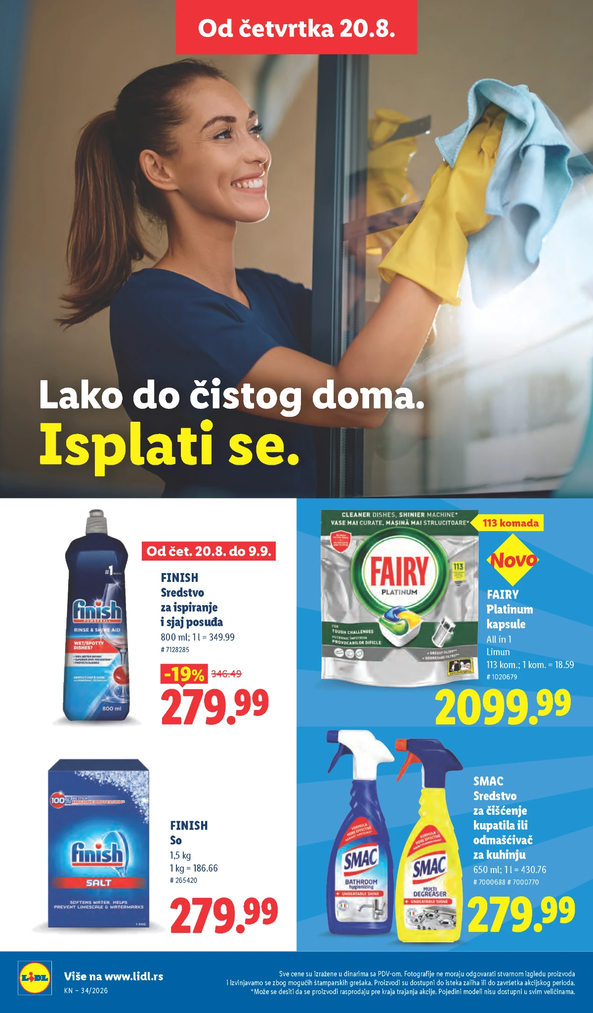 Lidl katalog akcija strana 36 – važi od 20.8. do 26.8.2026.