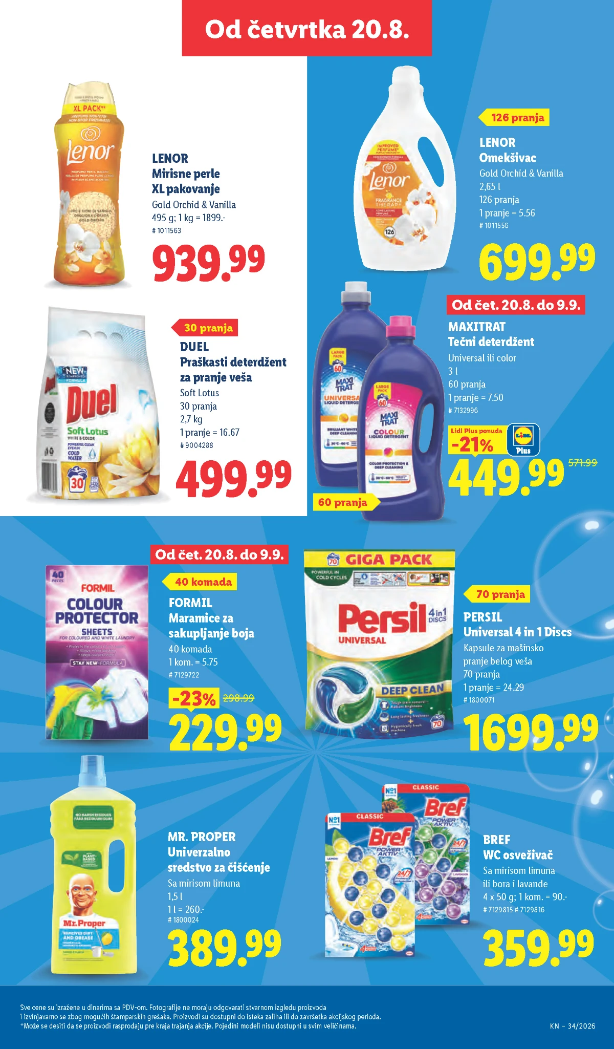 Lidl katalog akcija strana 37 – važi od 20.8. do 26.8.2026.