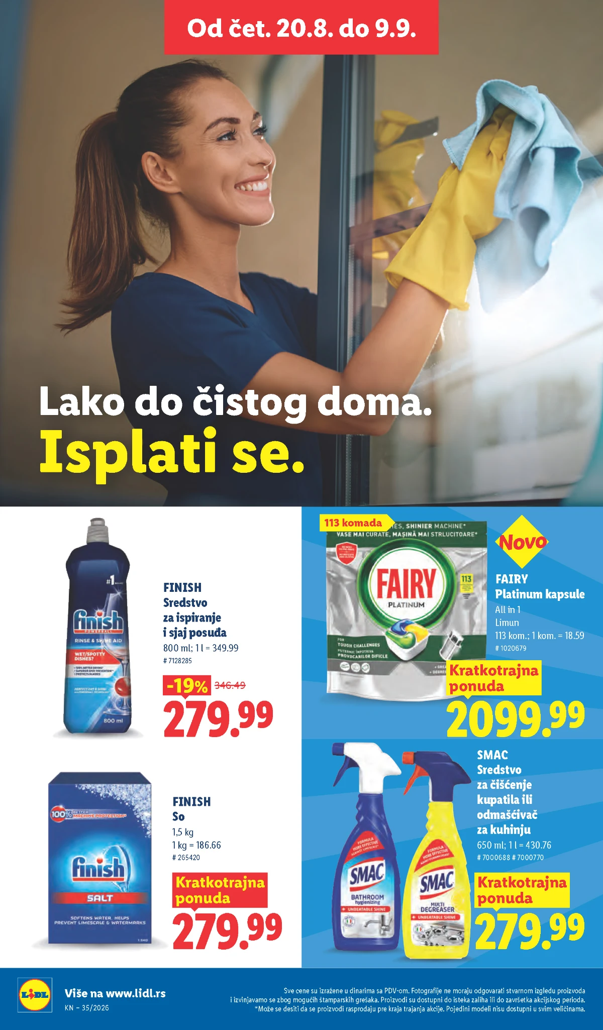 Lidl katalog akcija strana 38 – važi od 27.8. do 2.9.2026.