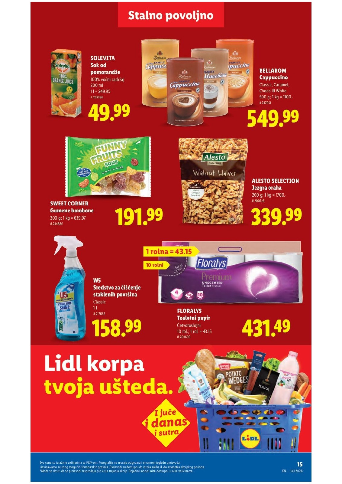 Lidl katalog akcija strana 39 – važi od 20.8. do 26.8.2026.