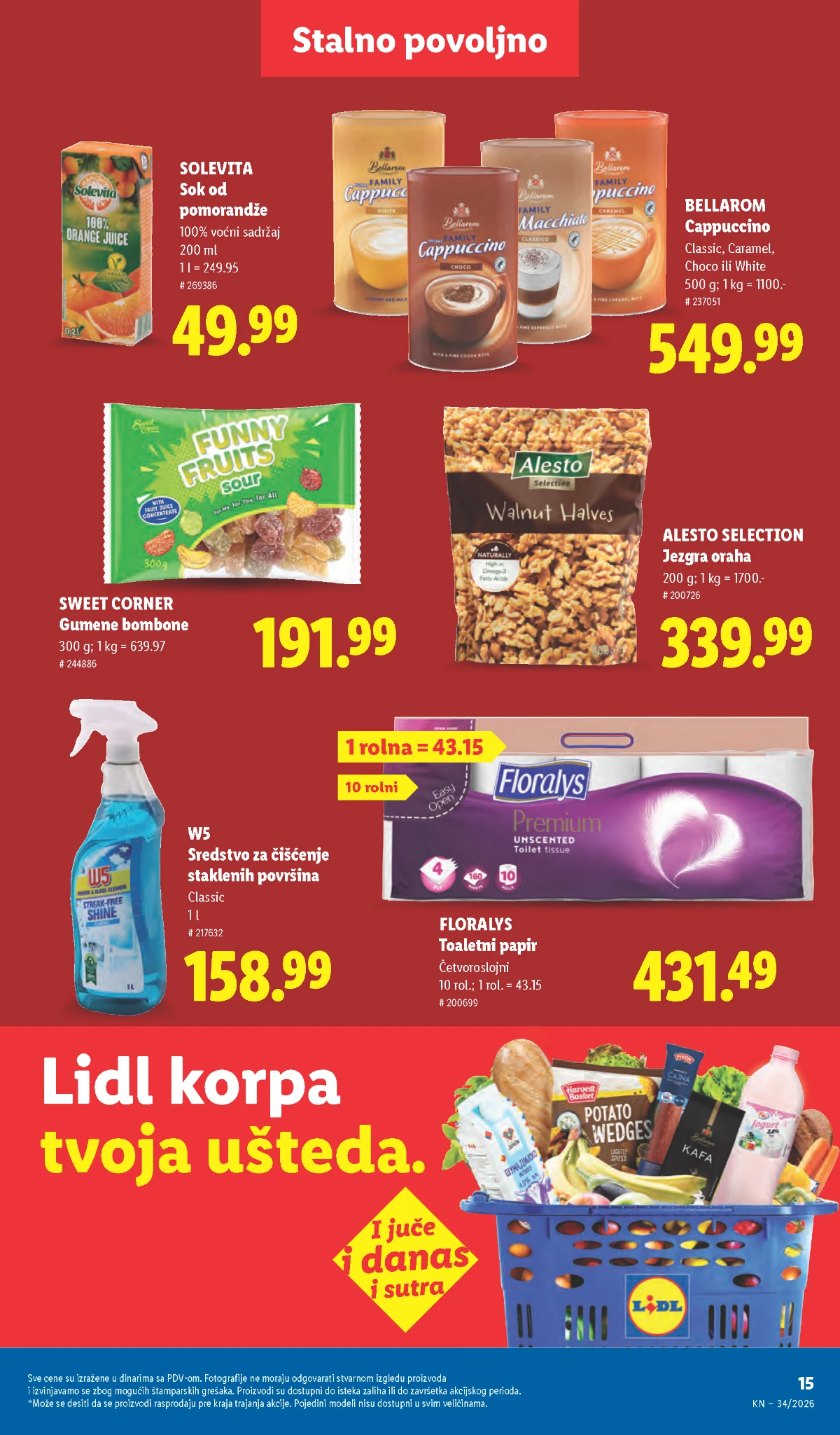 Lidl katalog akcija strana 39 – važi od 20.8. do 26.8.2026.