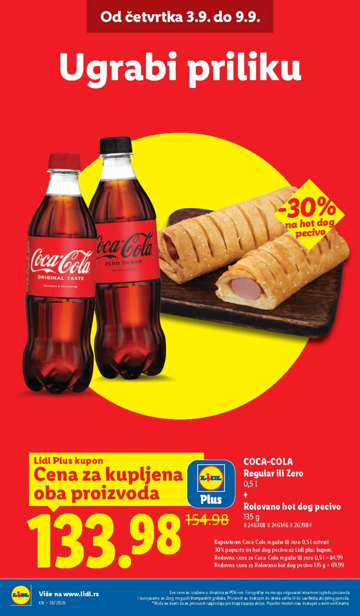 Lidl katalog akcija strana 4 – važi od 3.9. do 9.9.2026.
