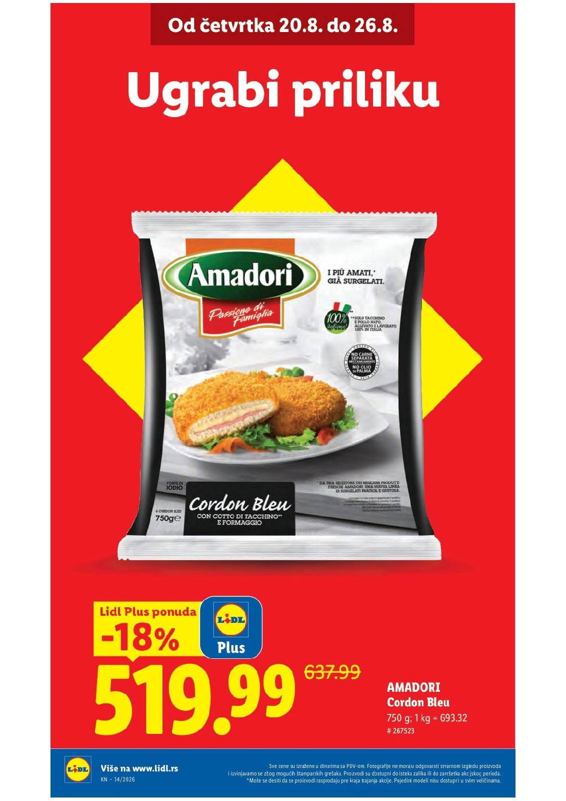 Lidl katalog akcija strana 4 – važi od 20.8. do 26.8.2026.