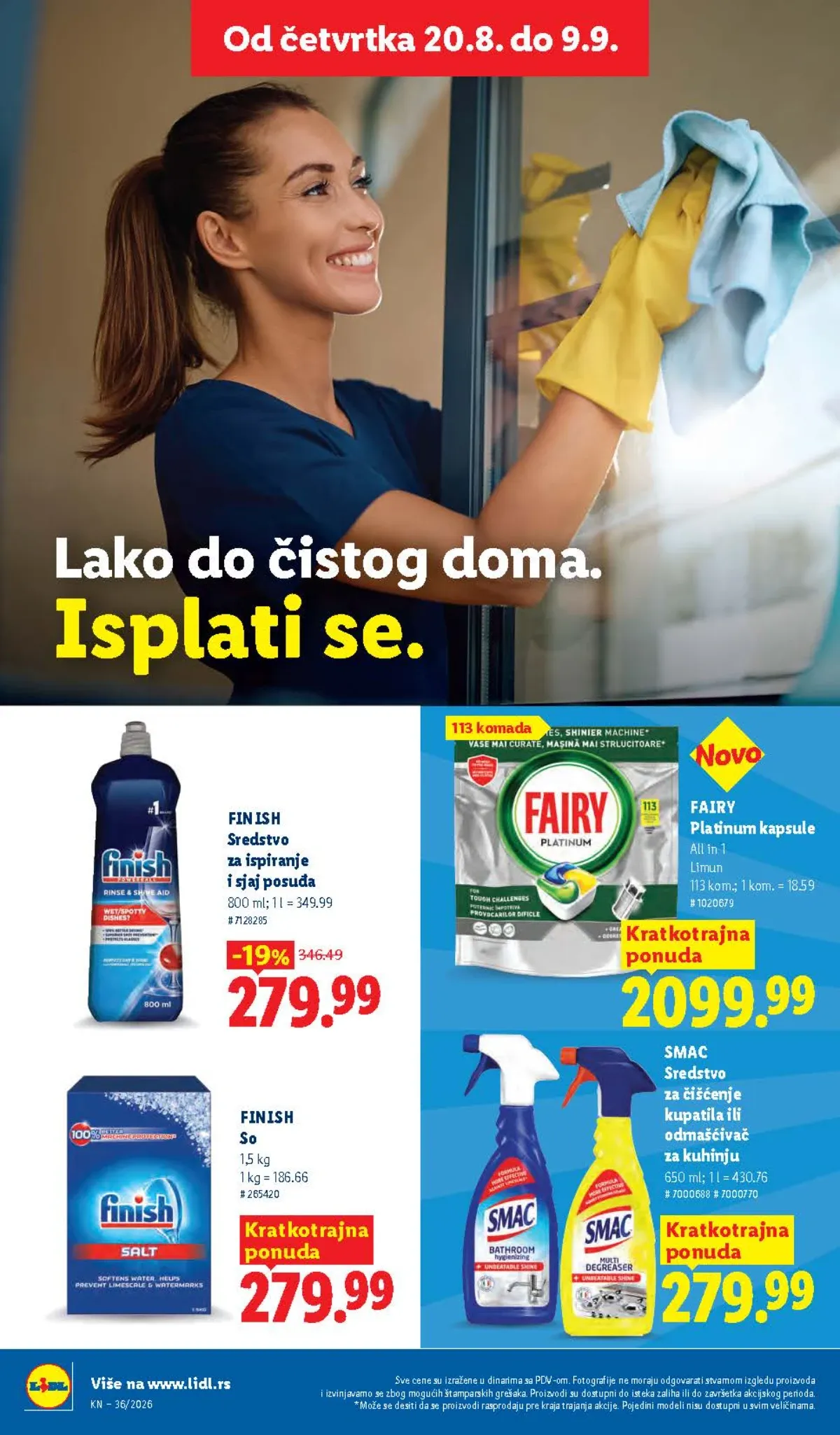 Lidl katalog akcija strana 40 – važi od 3.9. do 9.9.2026.