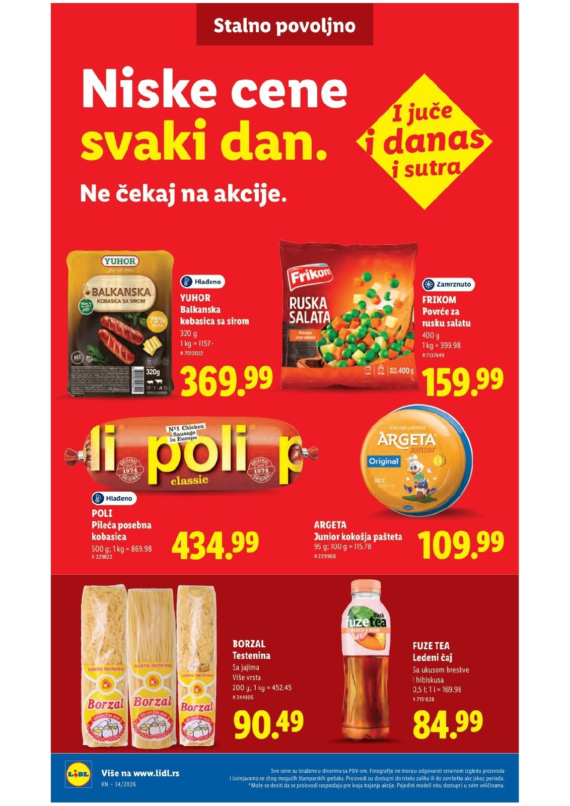 Lidl katalog akcija strana 40 – važi od 20.8. do 26.8.2026.