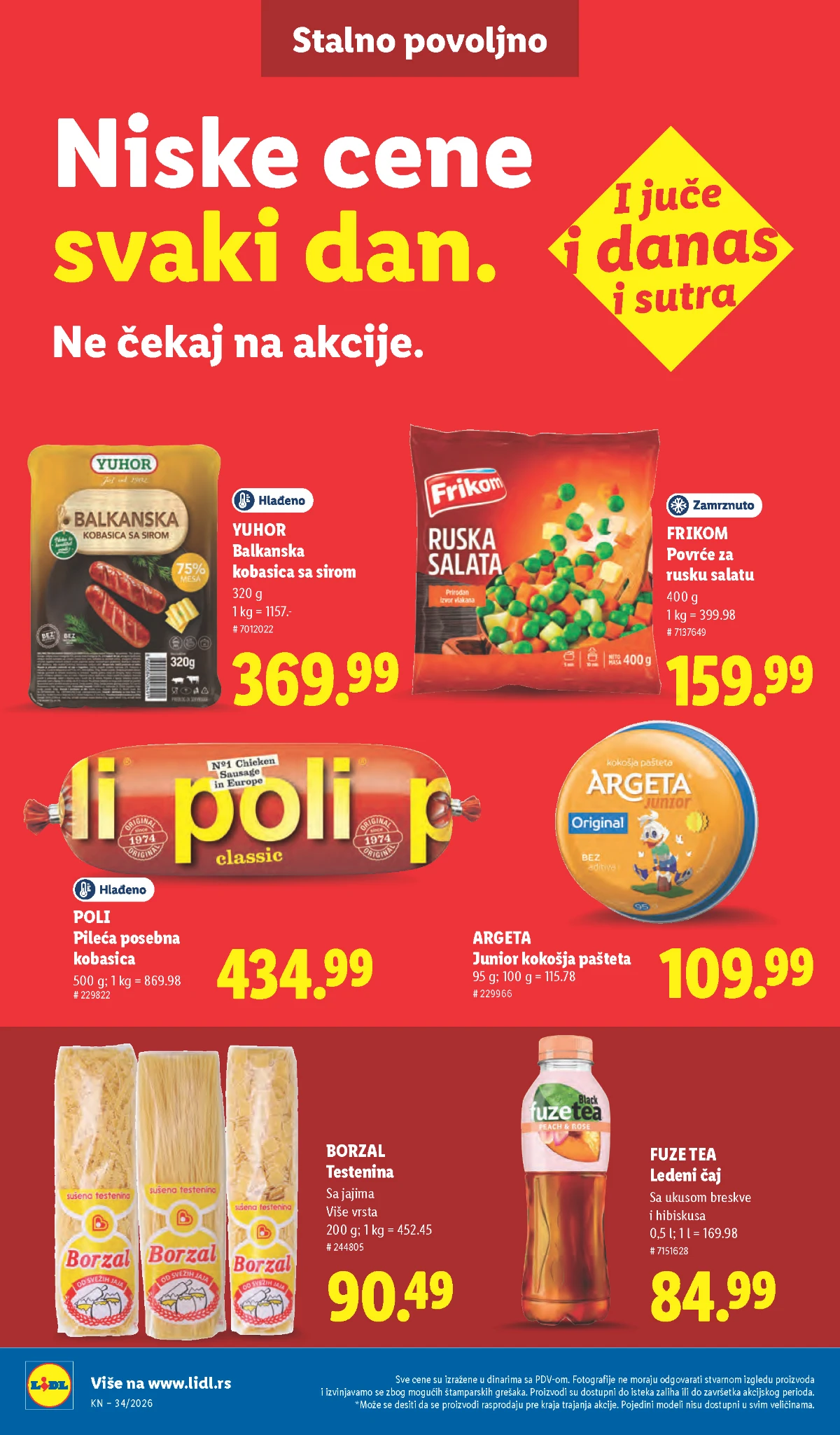 Lidl katalog akcija strana 40 – važi od 20.8. do 26.8.2026.