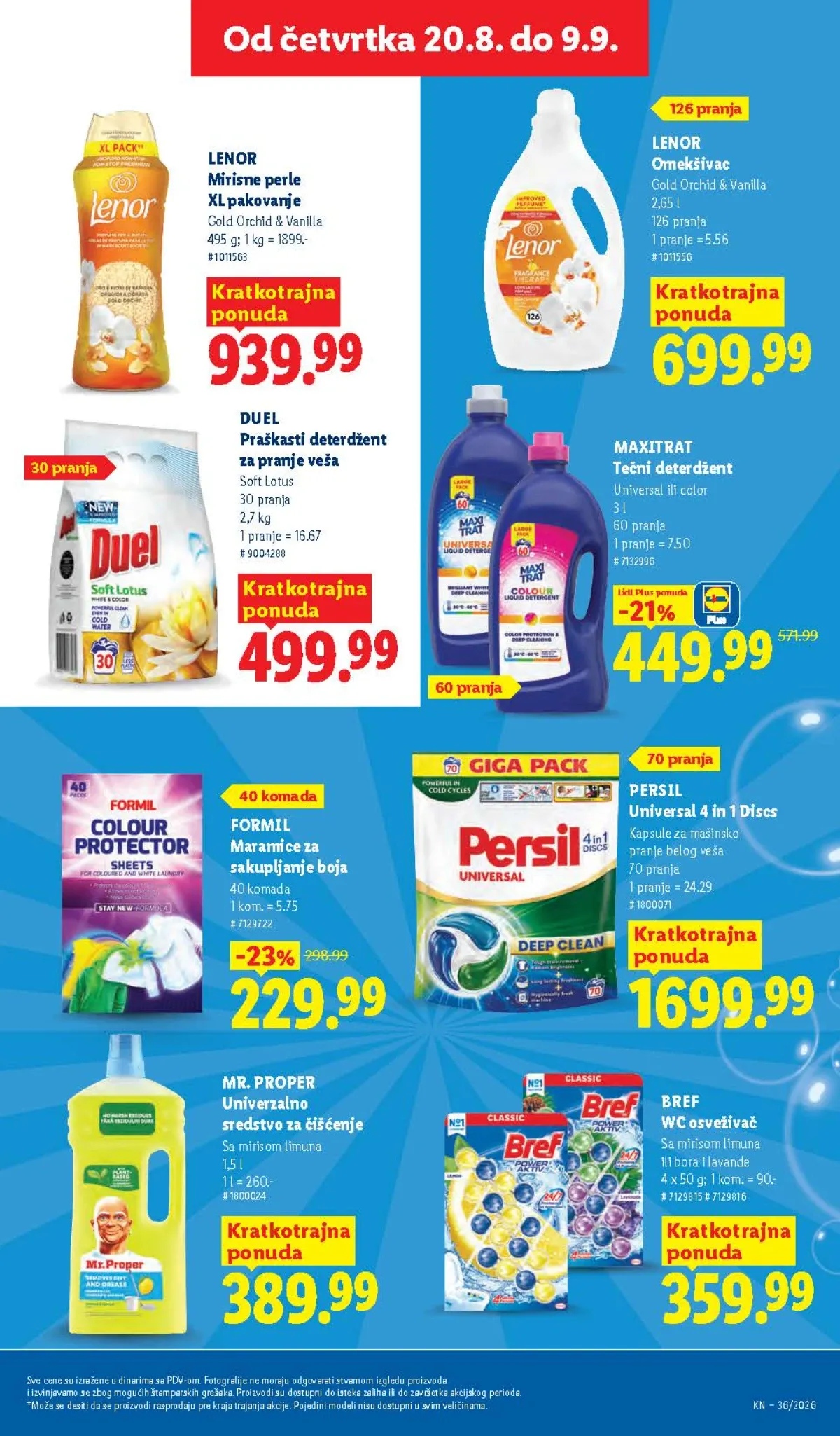 Lidl katalog akcija strana 41 – važi od 3.9. do 9.9.2026.