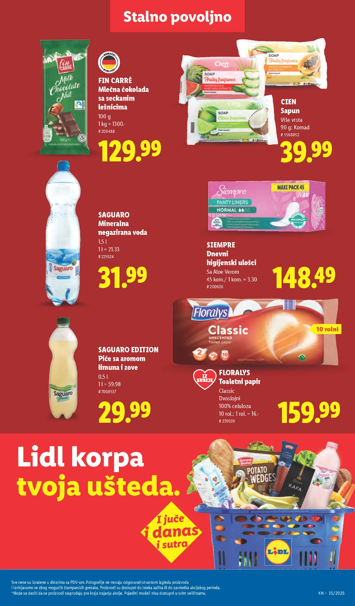 Lidl katalog akcija strana 41 – važi od 27.8. do 2.9.2026.