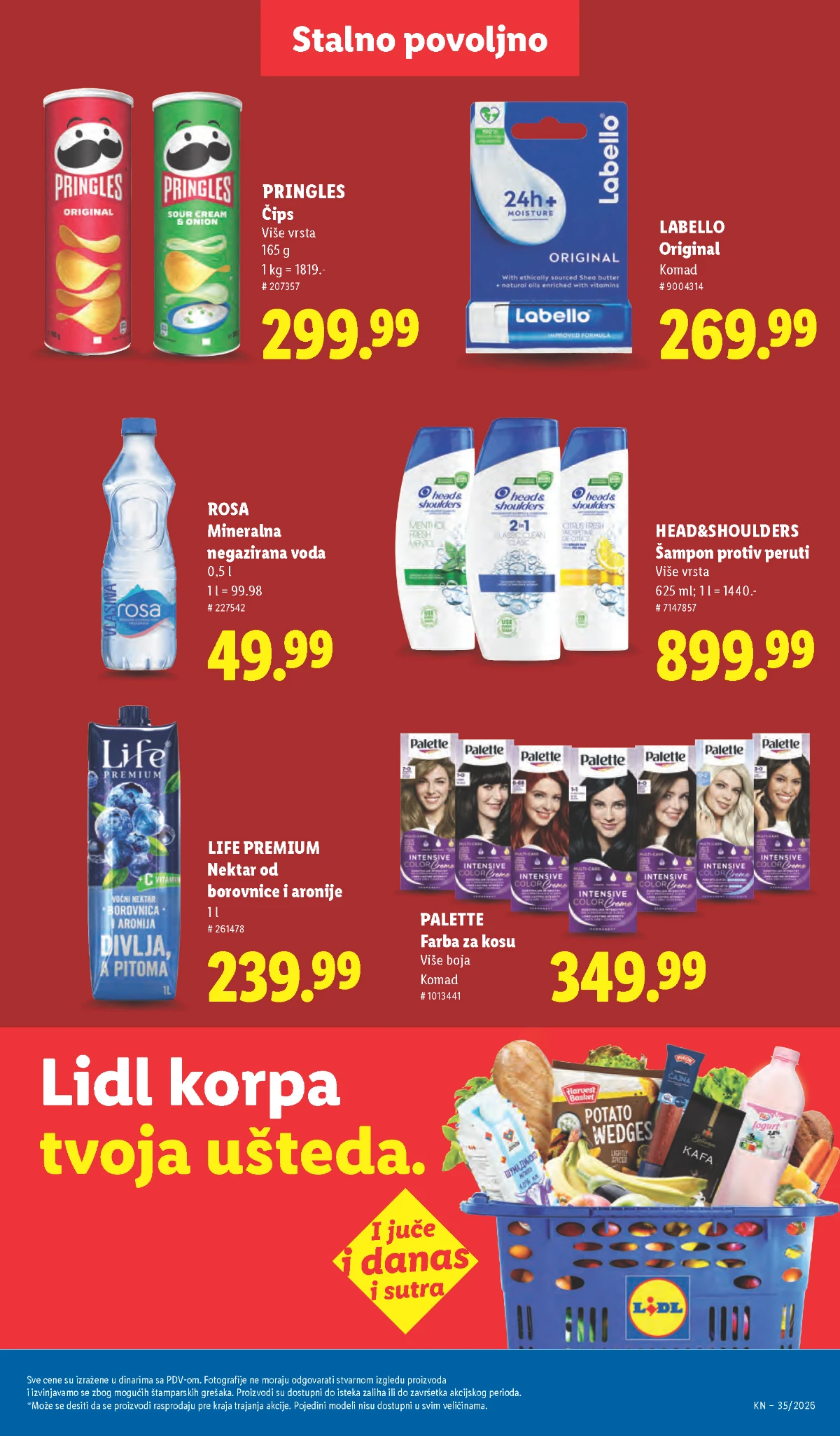 Lidl katalog akcija strana 43 – važi od 31.8. do 2.9.2026.