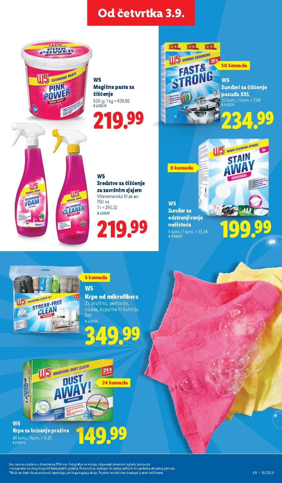 Lidl katalog akcija strana 43 – važi od 3.9. do 9.9.2026.