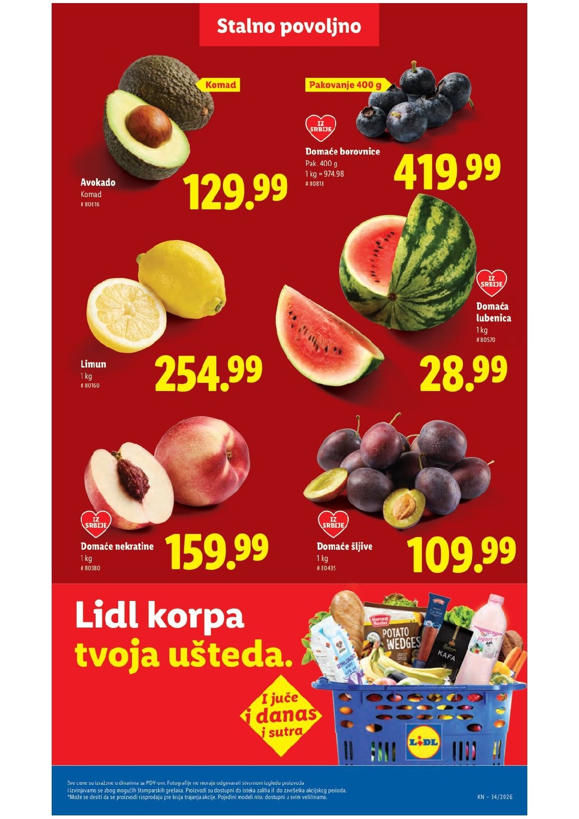 Lidl katalog akcija strana 43 – važi od 20.8. do 26.8.2026.